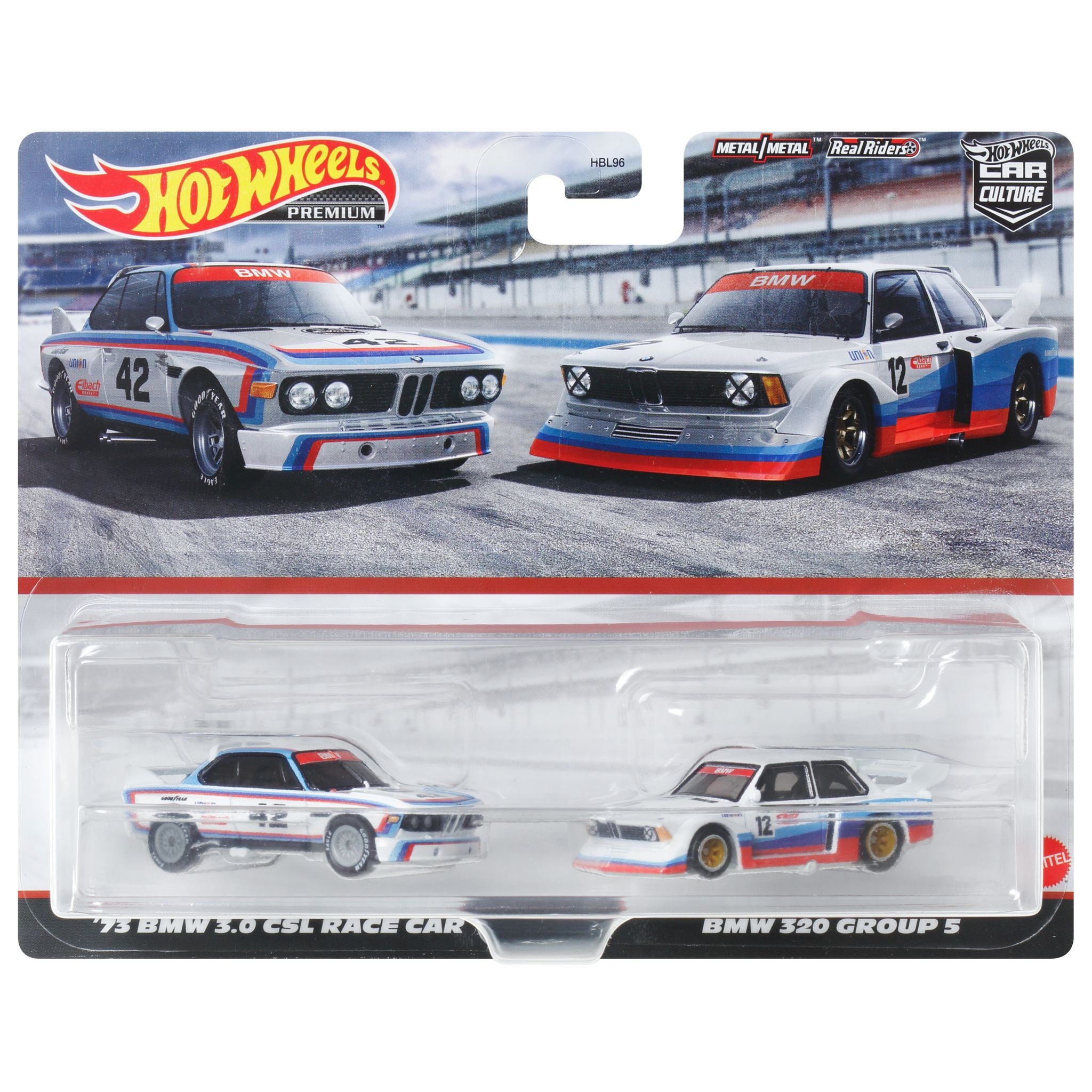 Hot Wheels Premium Car Culture 2-Pack: '73 BMW 3.0 Csl & 320 Group 5 - Must-Have for Collectors