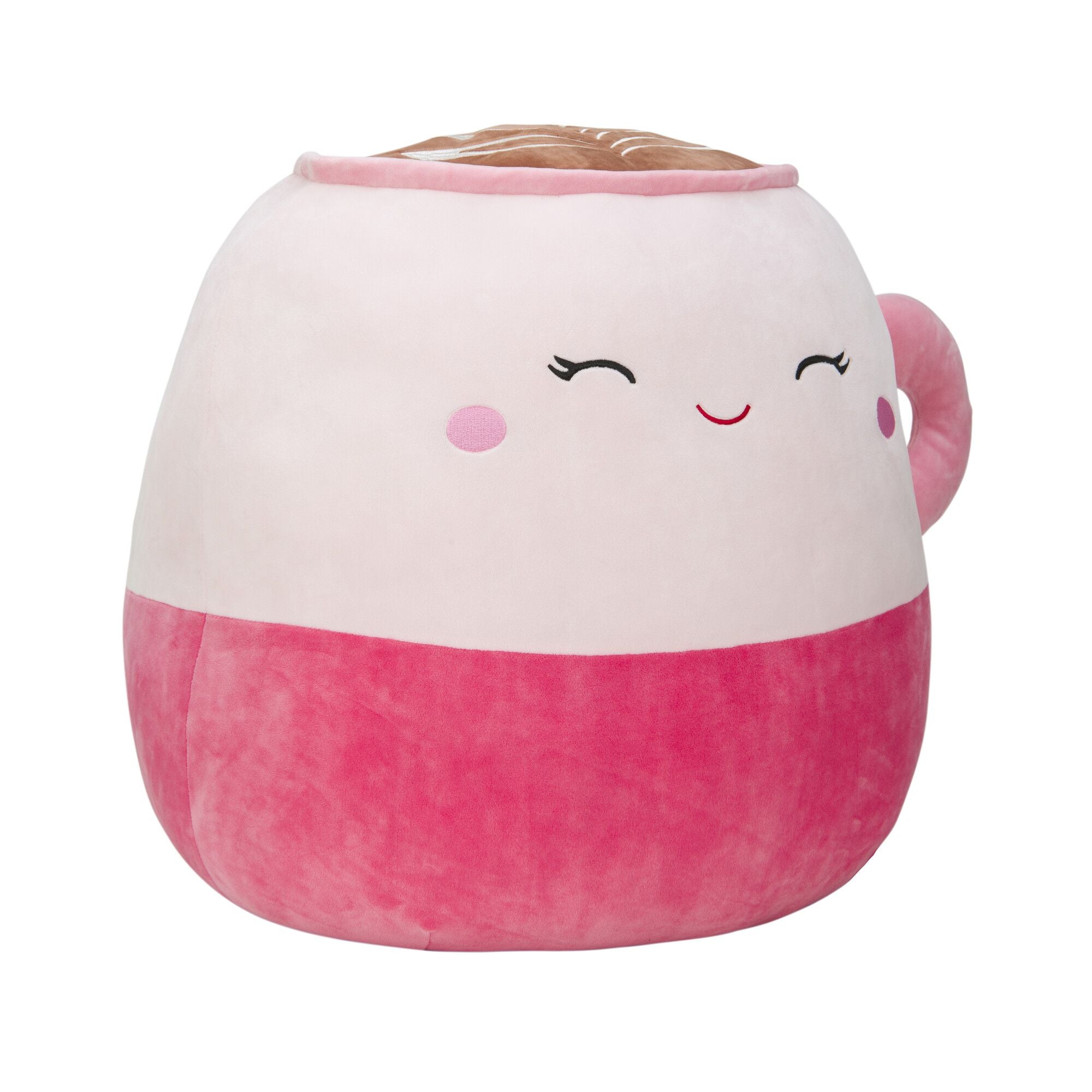14-Inch Squishmallows S16 Emery - Adorable Pink Latte Plush Toy