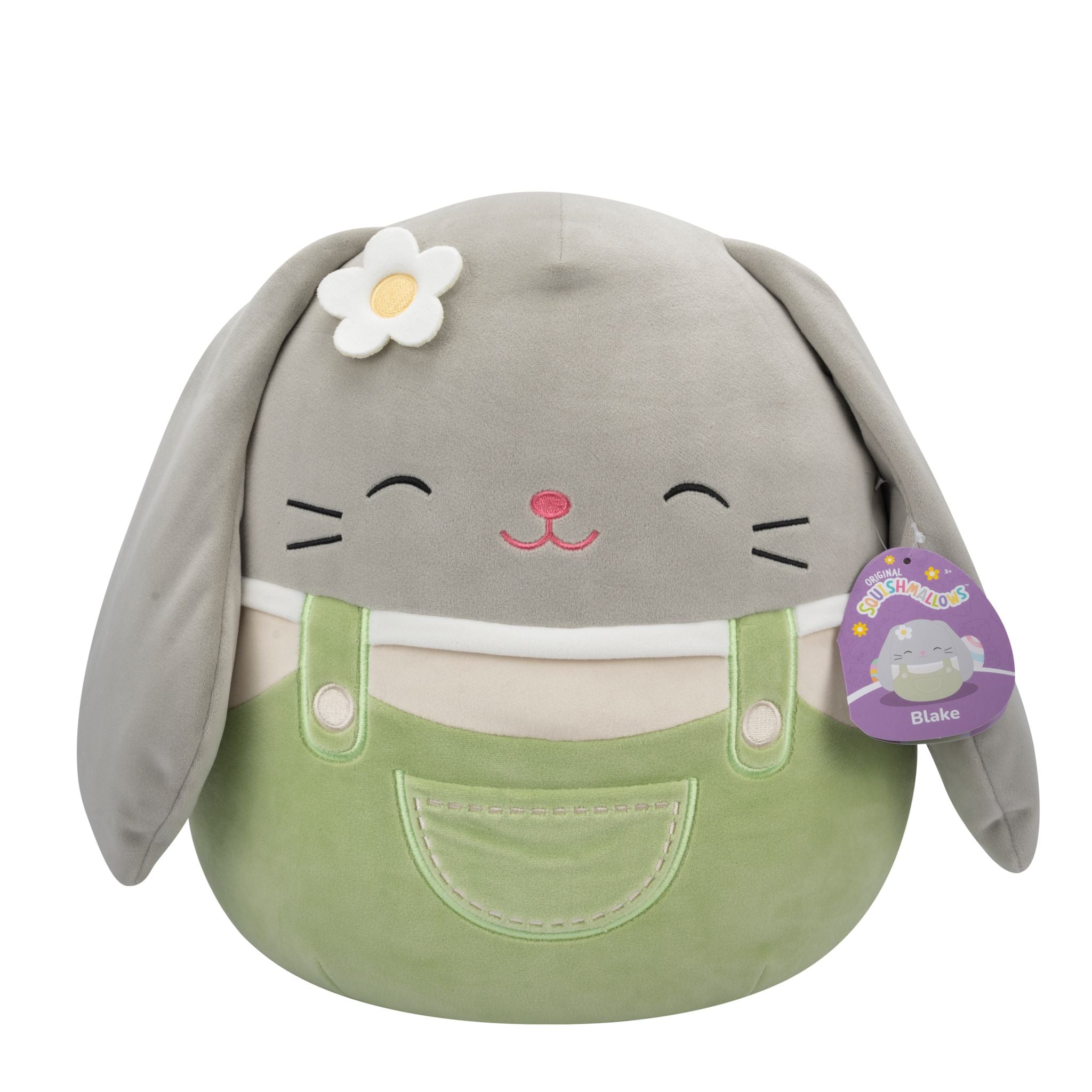 Limited-Time Easter 7.5 Inch Squishmallows Blake Grey Bunny Plush