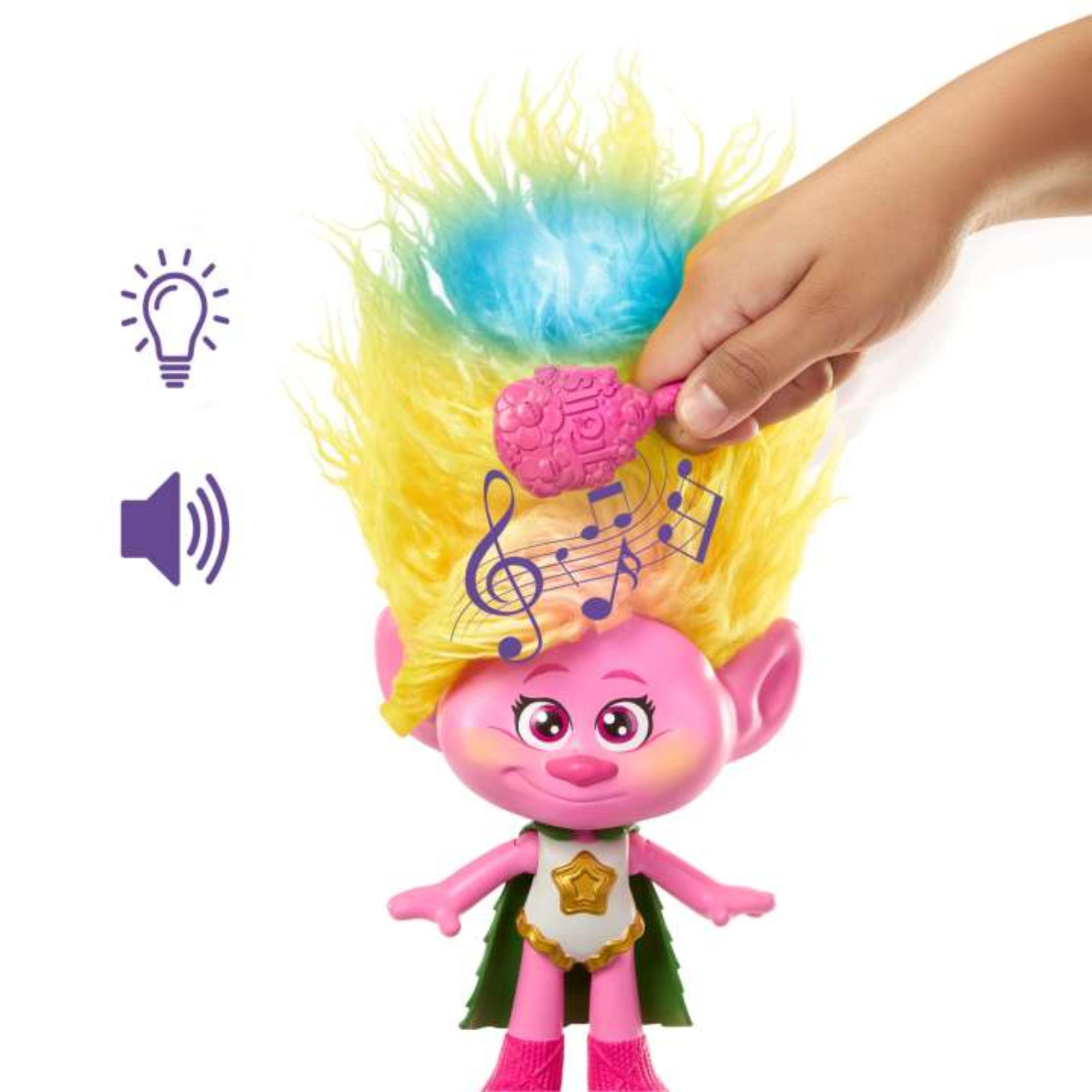 Hot! DreamWorks Trolls 3 Band Together Rainbow Hairtunes Viva Doll