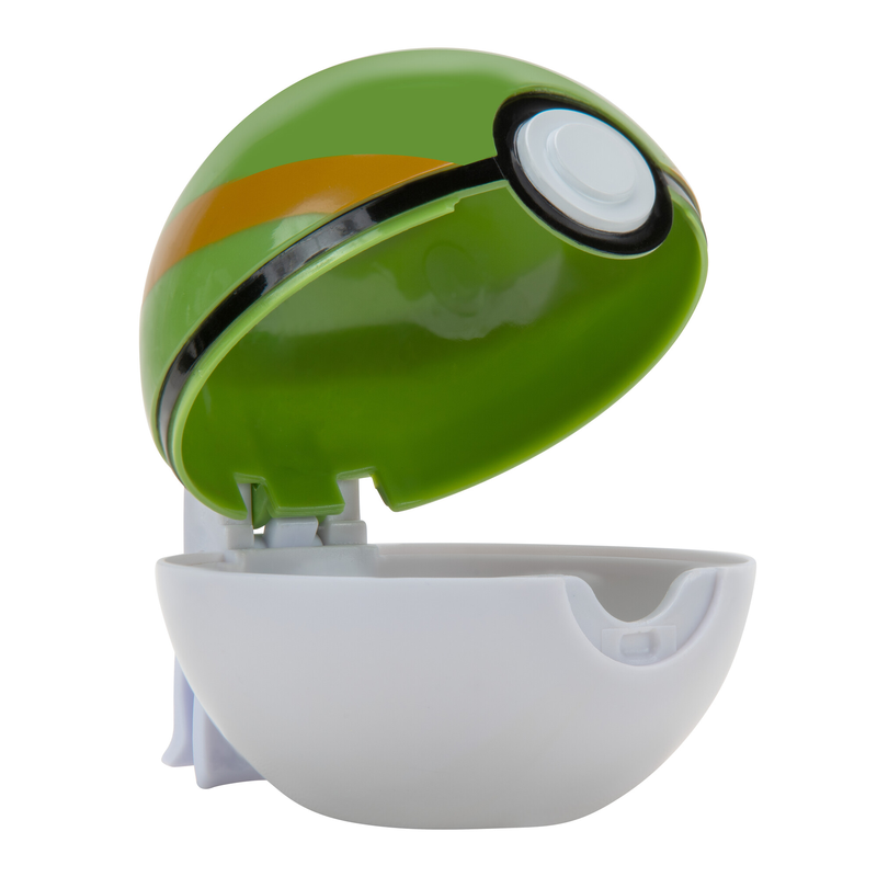 Hot Sale! Pokemon Clip N Go Poke Ball Belt Set - Includes Nest Ball, Poke Ball and Bulbasaur Figure