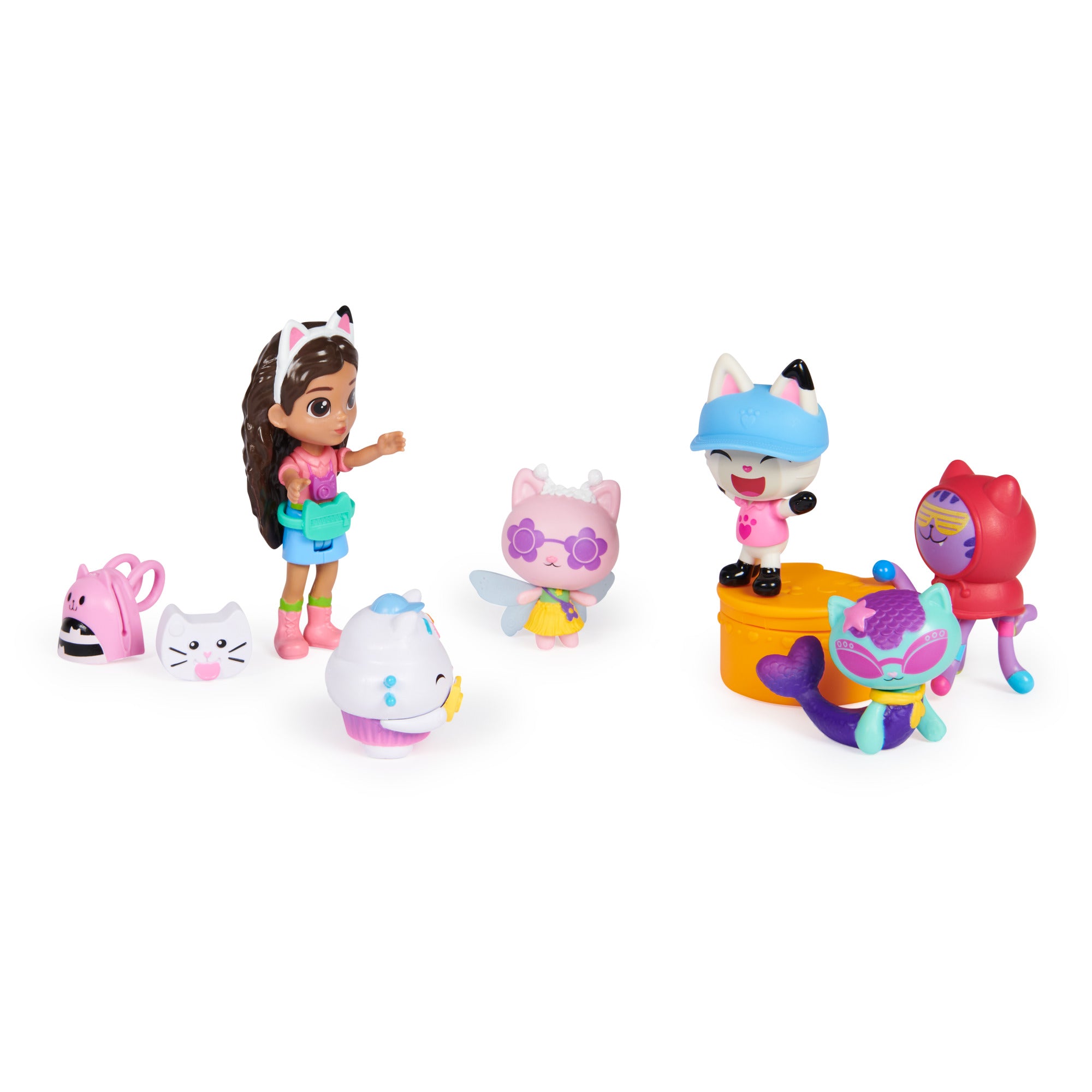 Gabby's Dollhouse Deluxe Travel Toy Figure Set for Kids