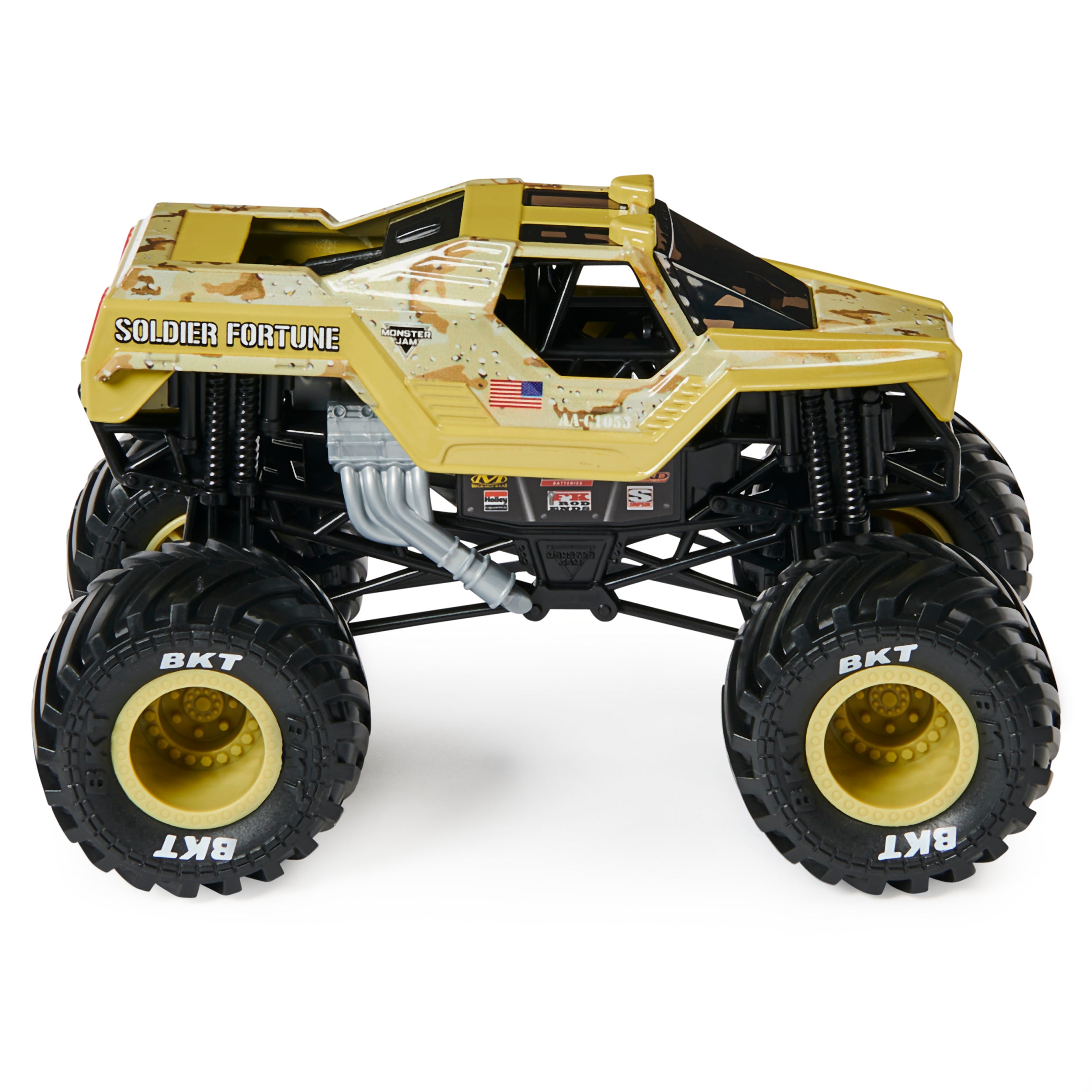 Hot Deal! Monster Jam 1:24 Scale Die - Cast Monster Truck Series 13 Soldier Fortune