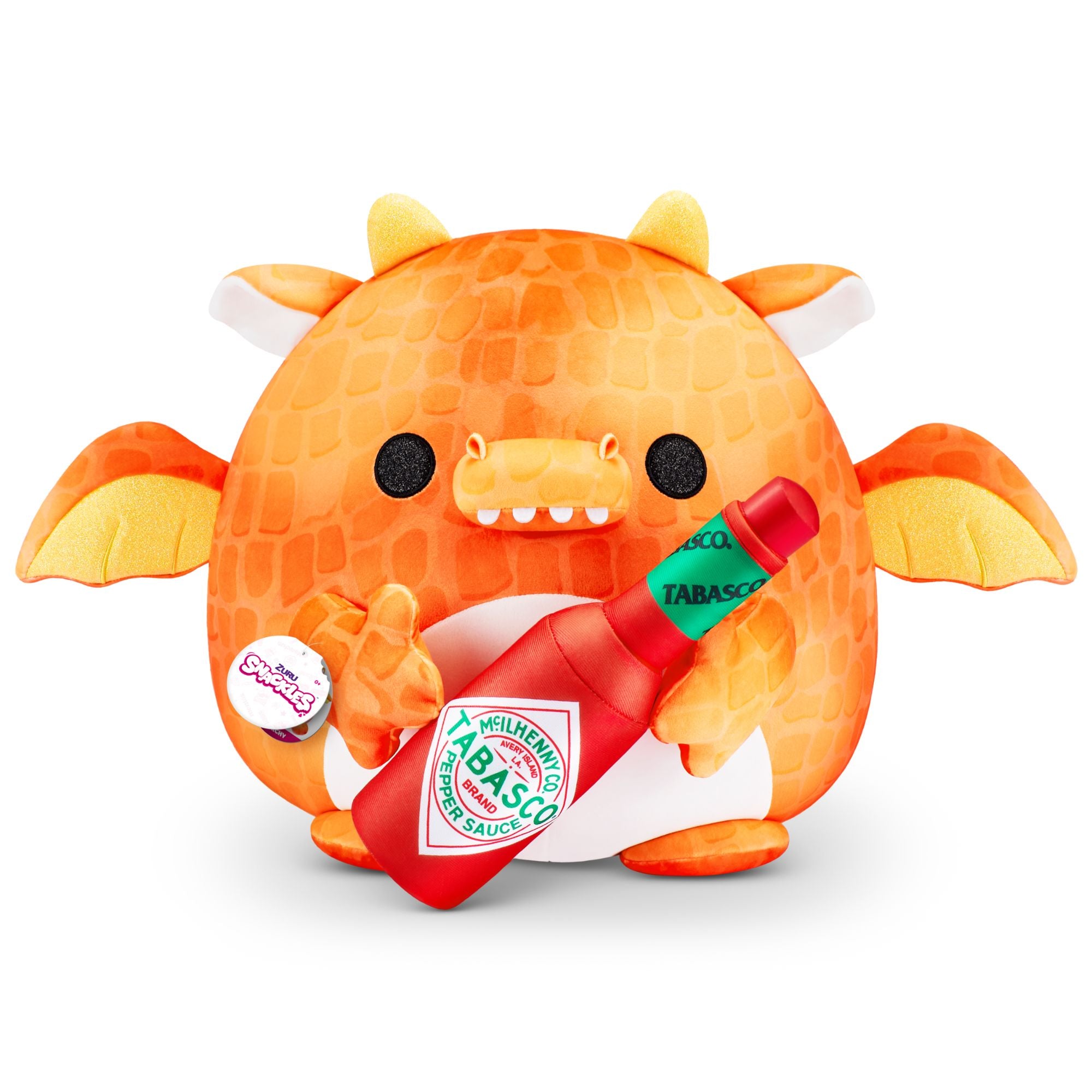 ZURU Snackles: Super Sized 14-Inch Plush Scorchy - Collect All 11!