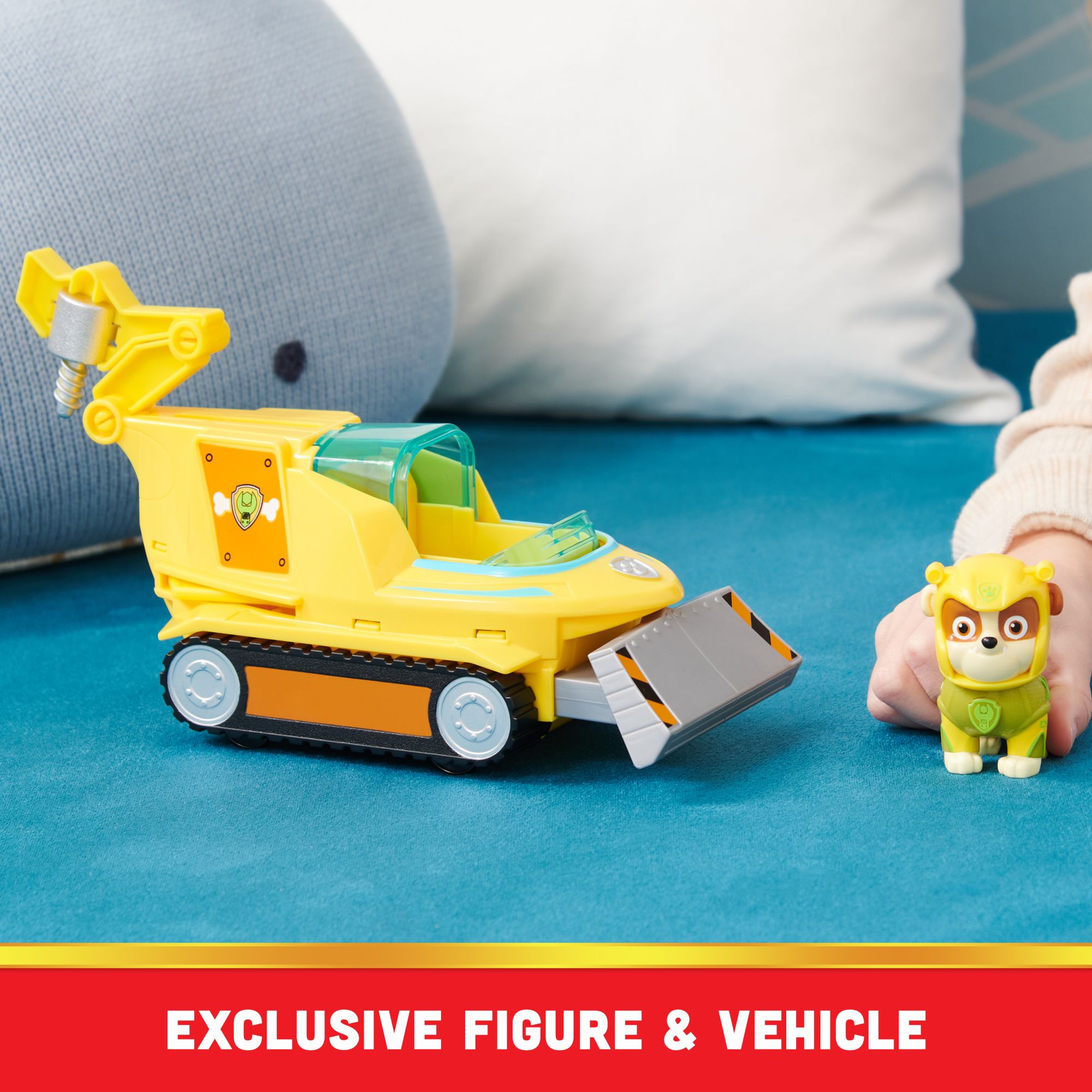 Hot Sale! PAW Patrol Rubble's Aqua Themed Hammerhead Shark Rescue Vehicle