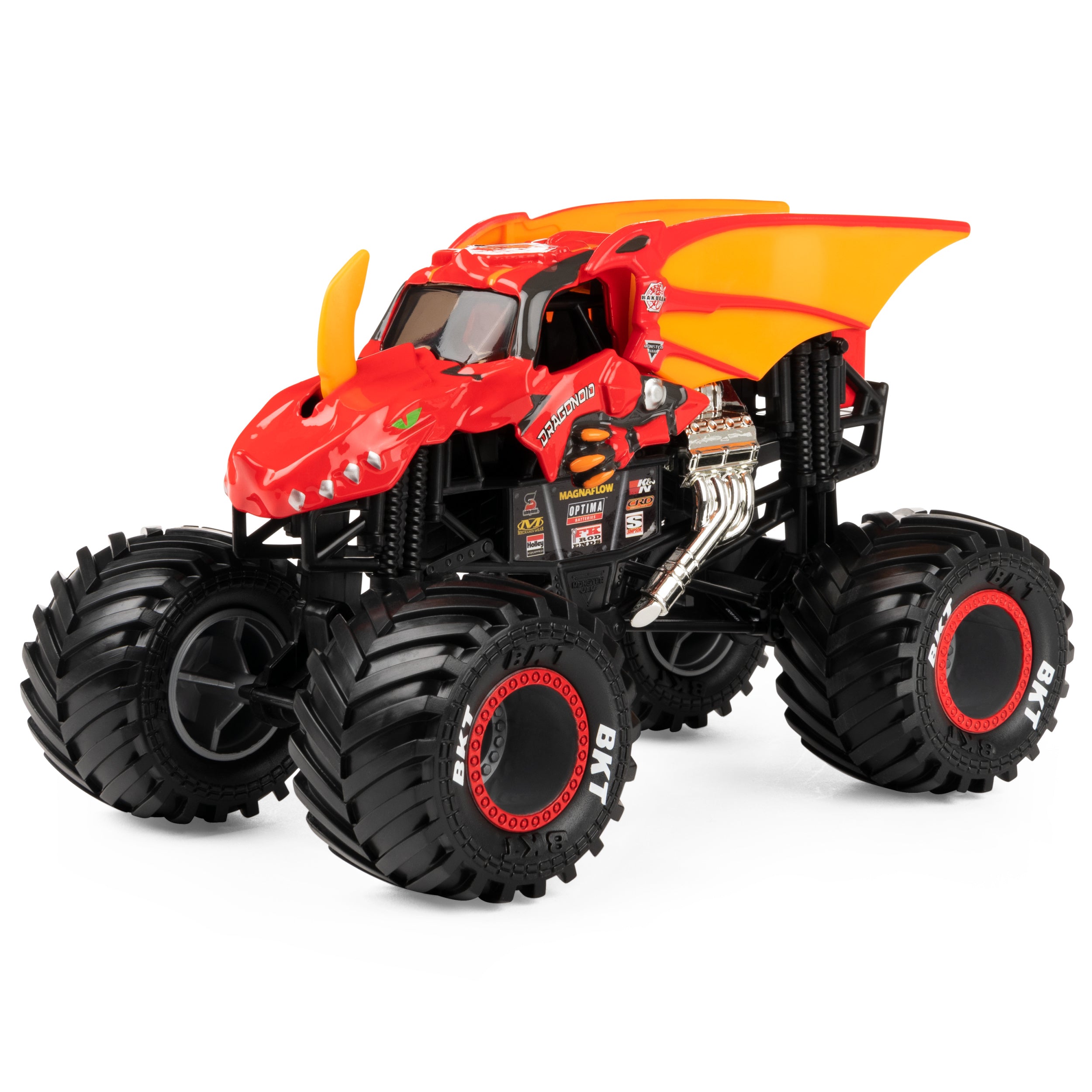 1:24 Scale Monster Jam Die - Cast Monster Truck with Bakugan Dragonoid Design