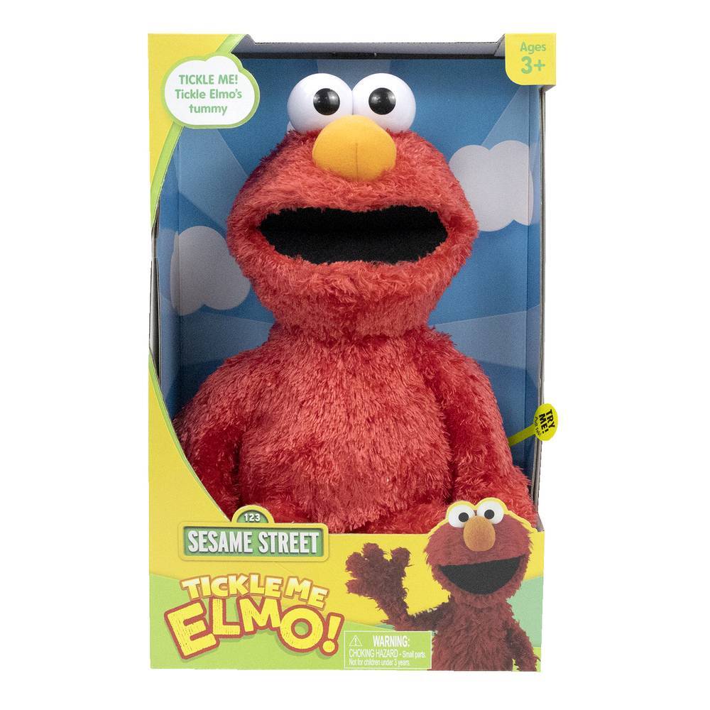 Hot Sale! Sesame Street Interactive Tickle Me Elmo Toy for 3+ Years Old