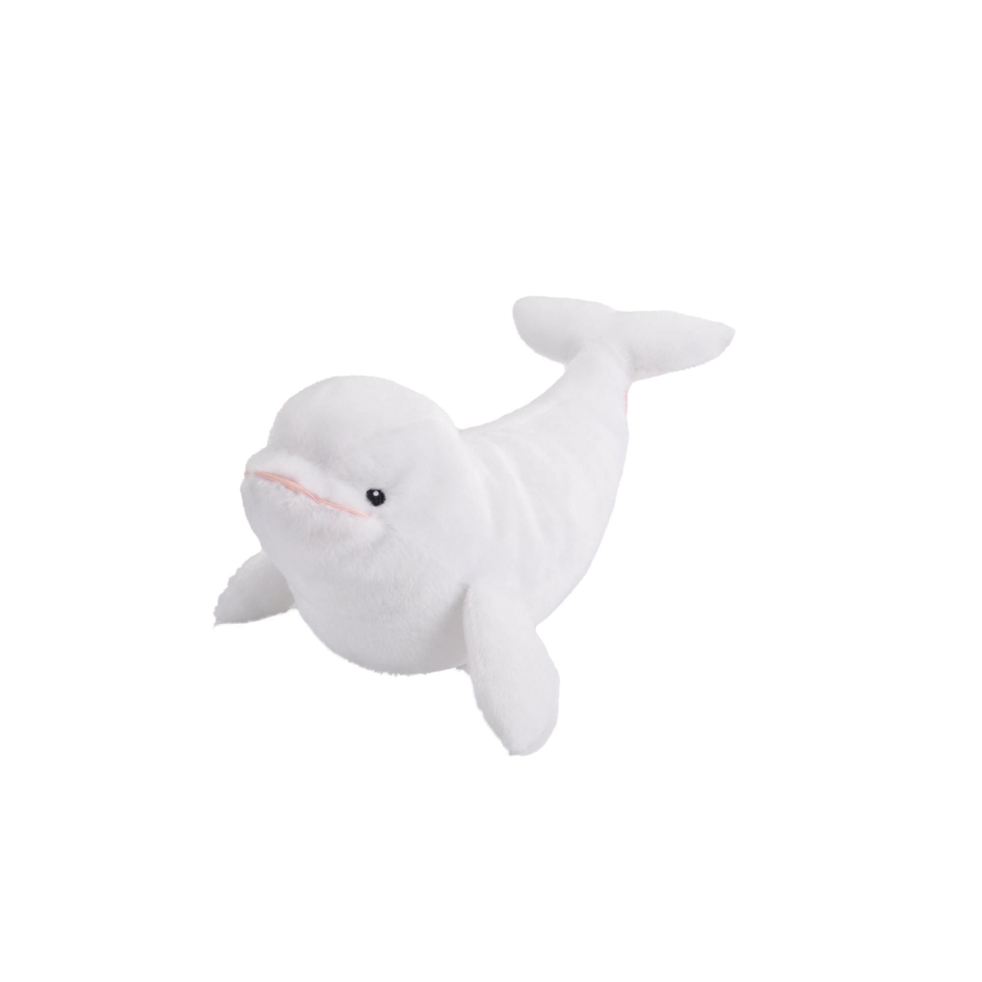 Wild Republic 8-Inch Eco-Friendly Mini Beluga Whale Plush