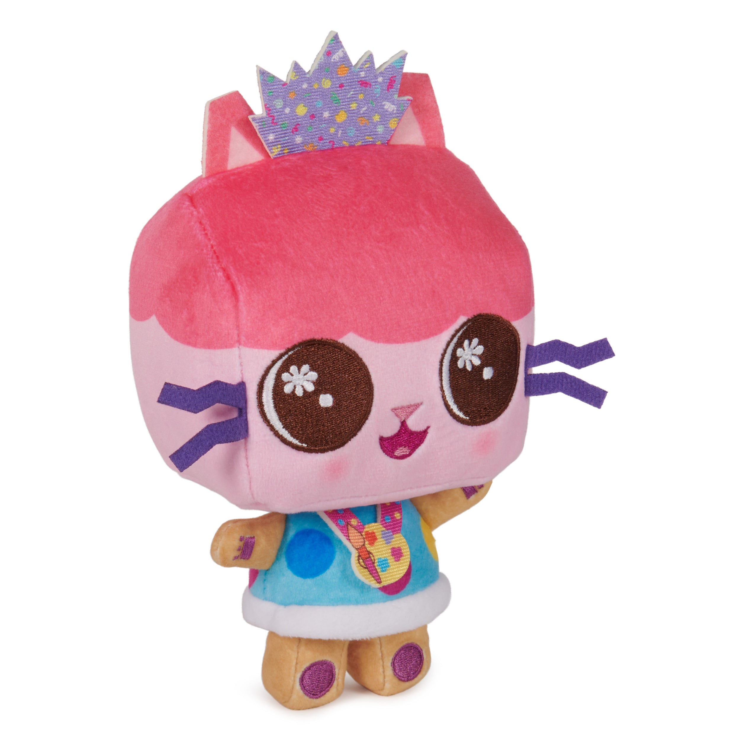 Gabby's Dollhouse Celebration Baby Box Cat 7-Inch Plush Toy - Ideal Gift for Kids