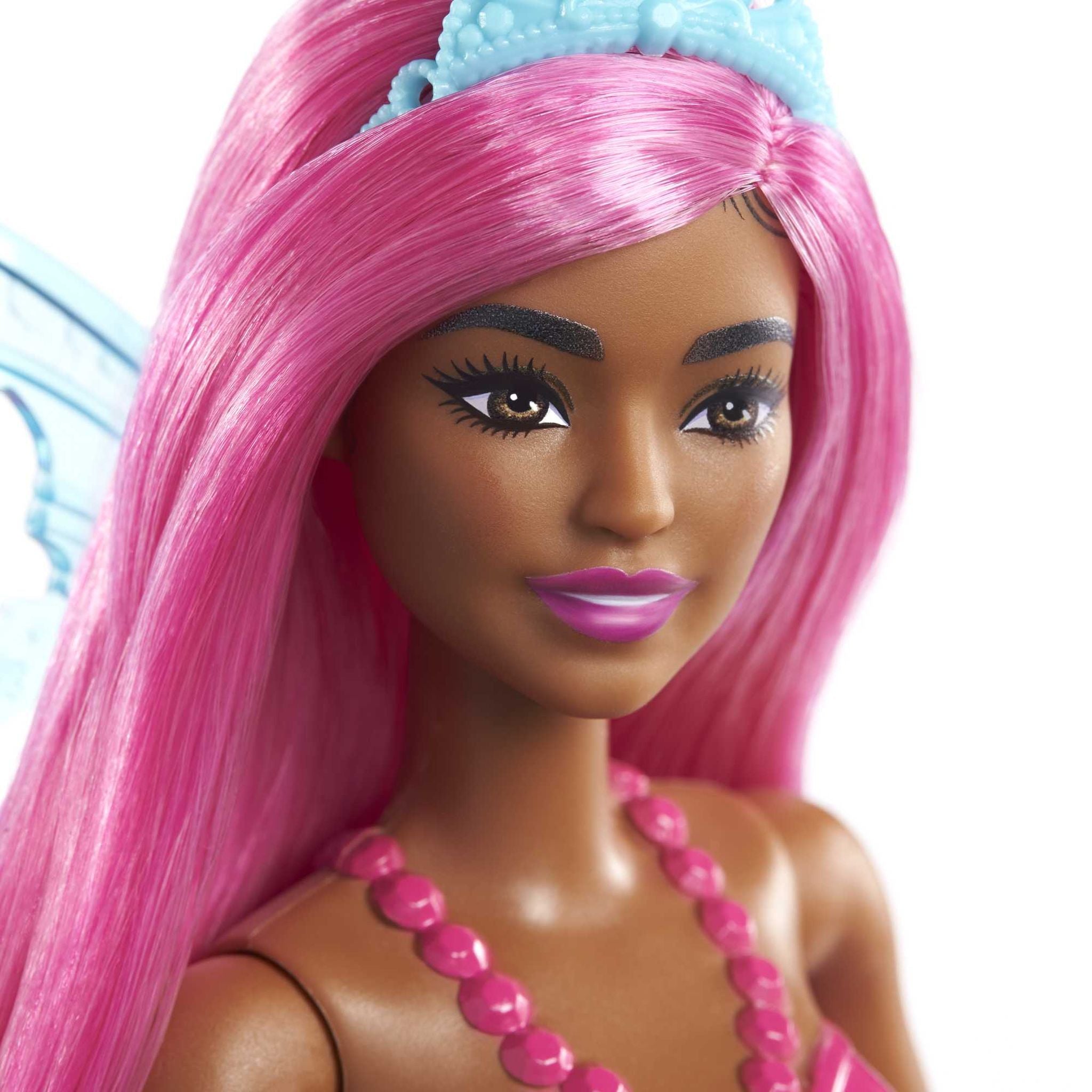Hot! Barbie Dreamtopia Pink-Haired Fairy Doll