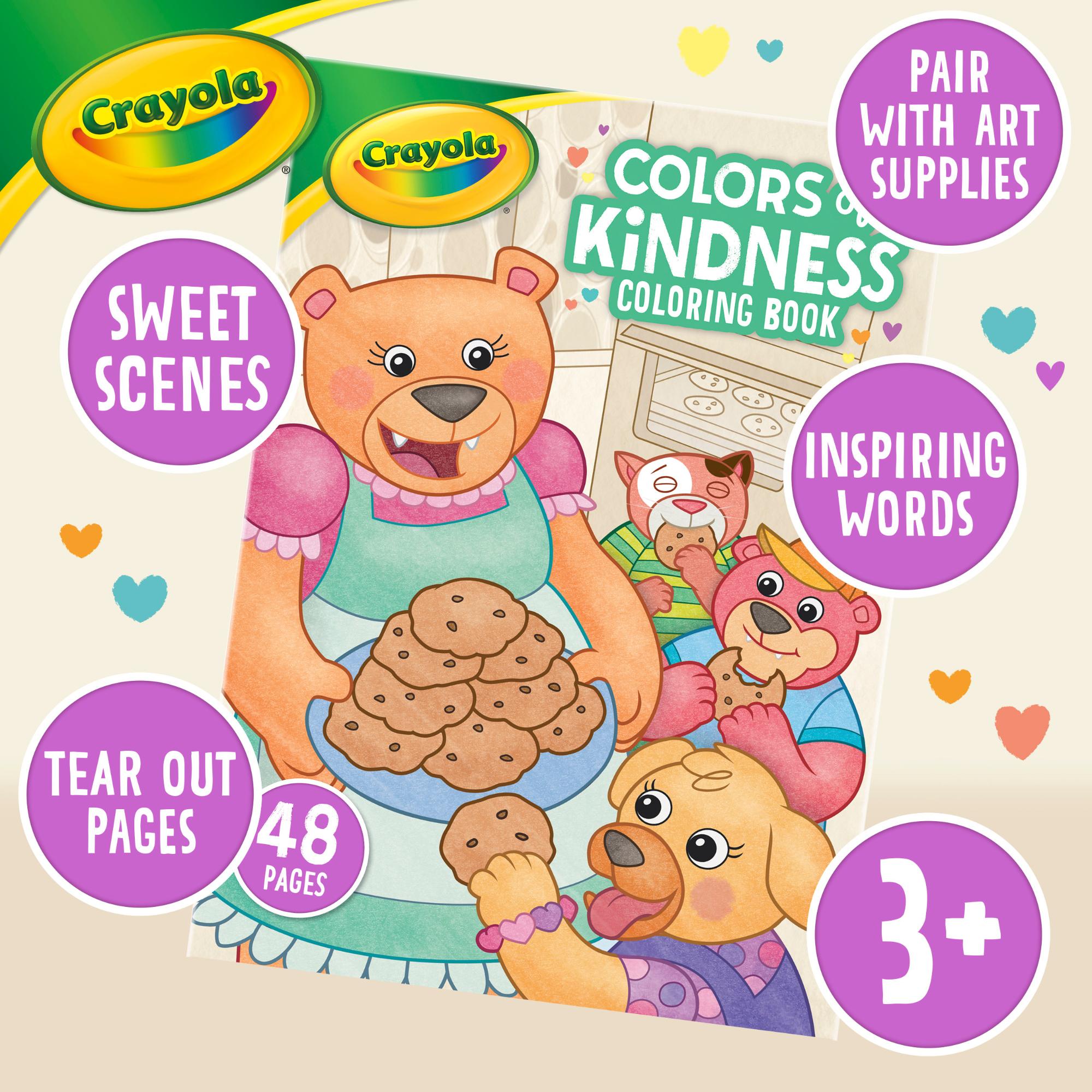 Crayola 48-Page Coloring Book: Colors of Kindness - Ideal Gift for All Ages