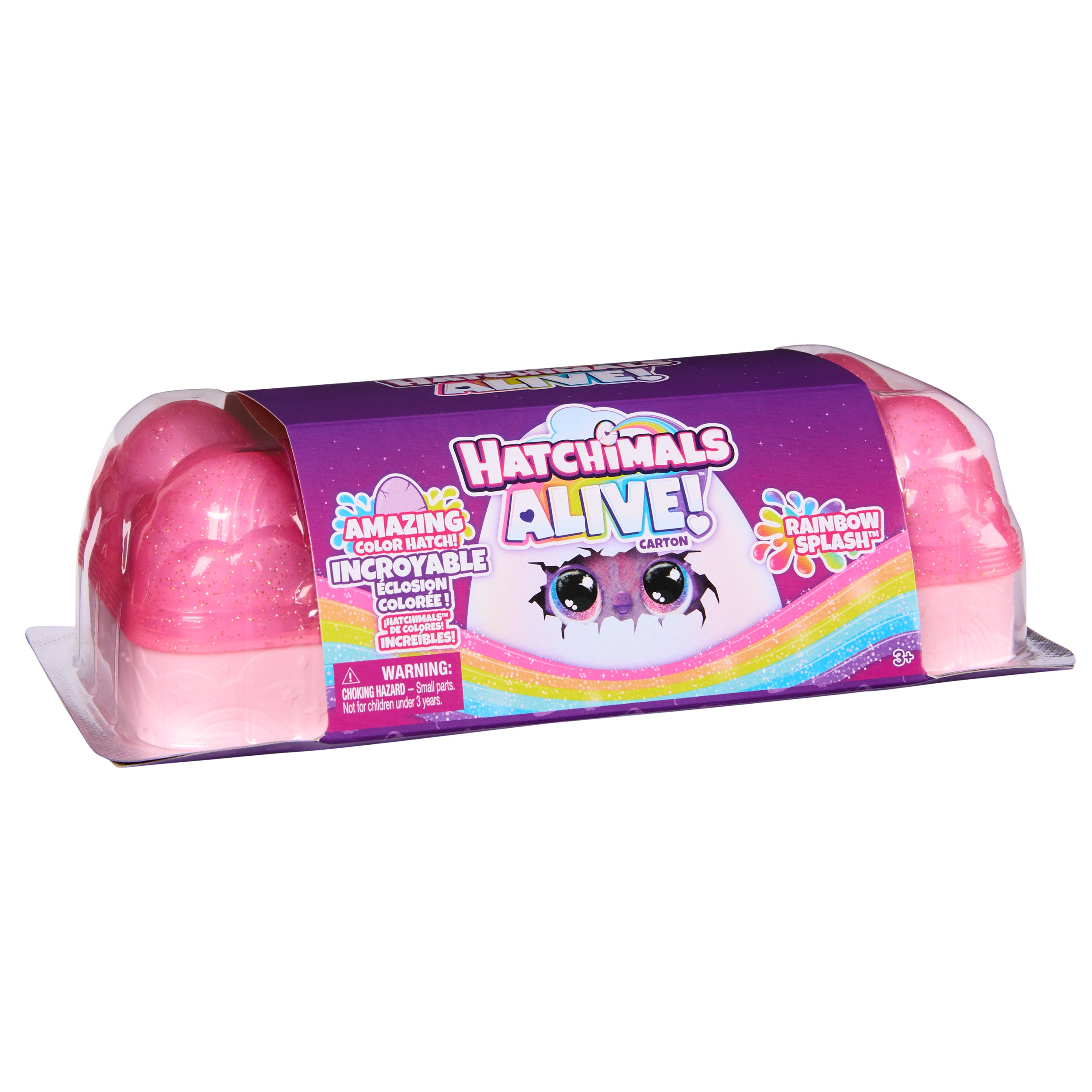 Hatchimals Alive! Rainbow Splash Egg Carton - Fun Surprise Toy