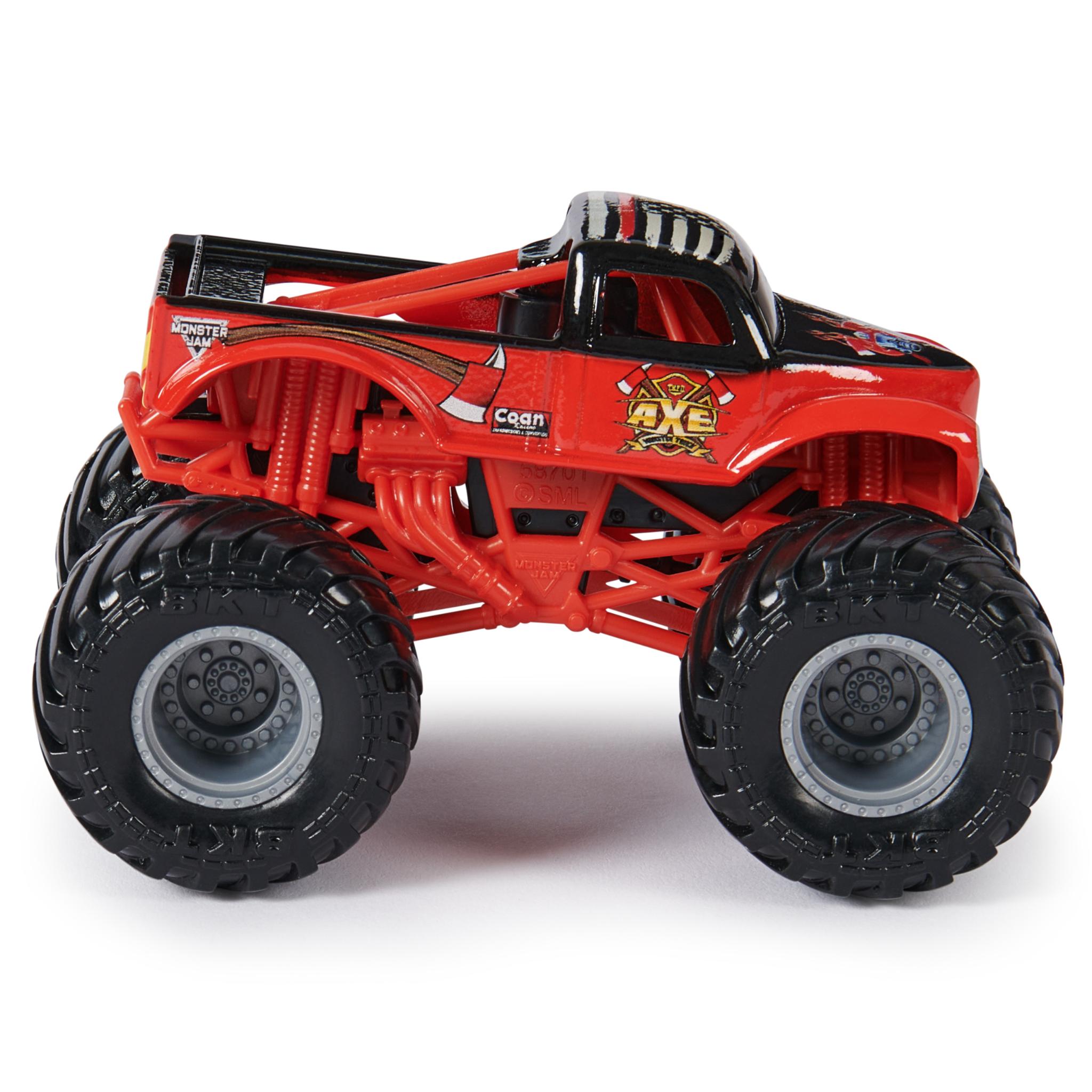 Hot Deal: 1:64 Scale Monster Jam 2 - Pack Featuring Lumberjack vs Axe Die - Cast Toy Trucks