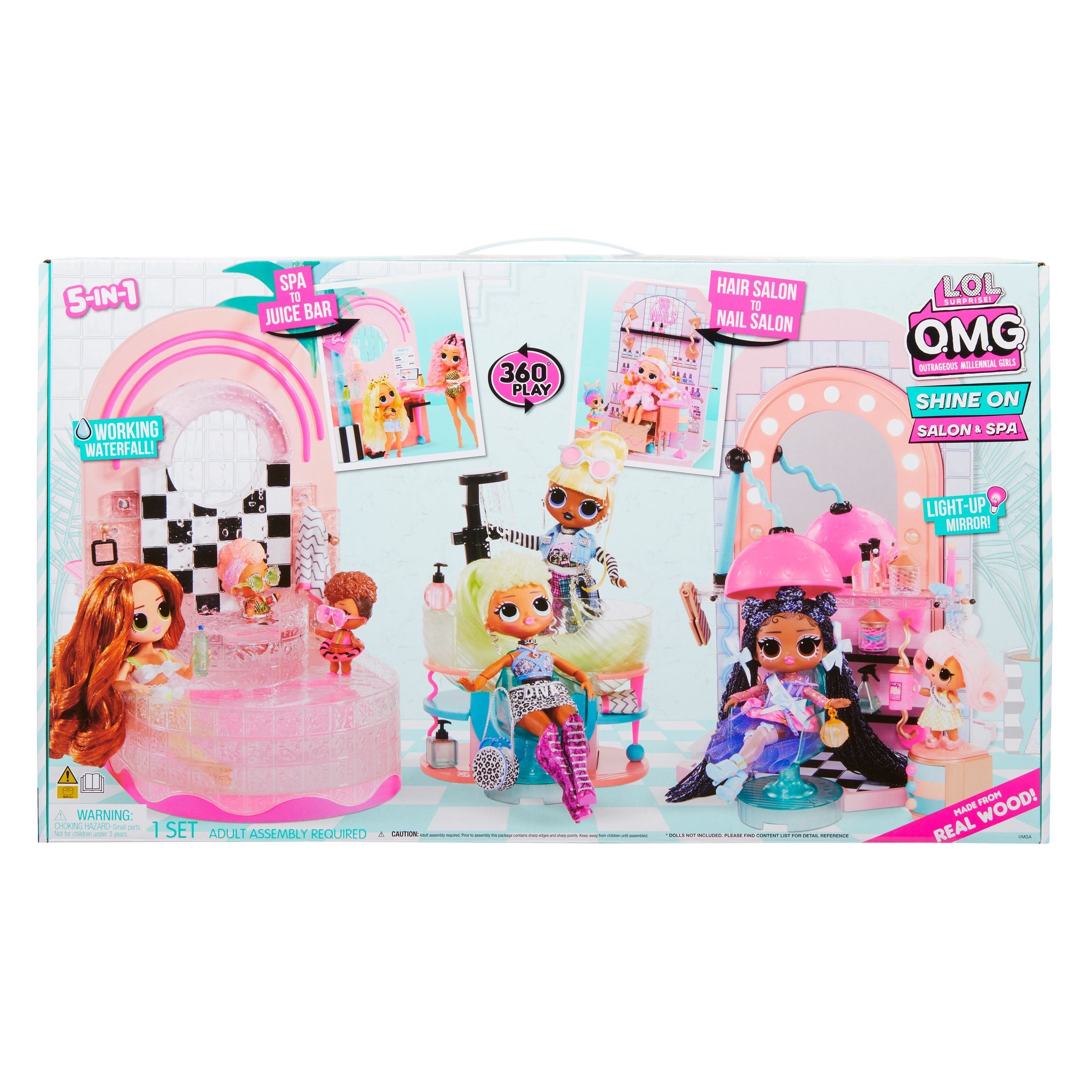 L.O.L. Surprise! All - in - One Shine On Salon & Spa Playset