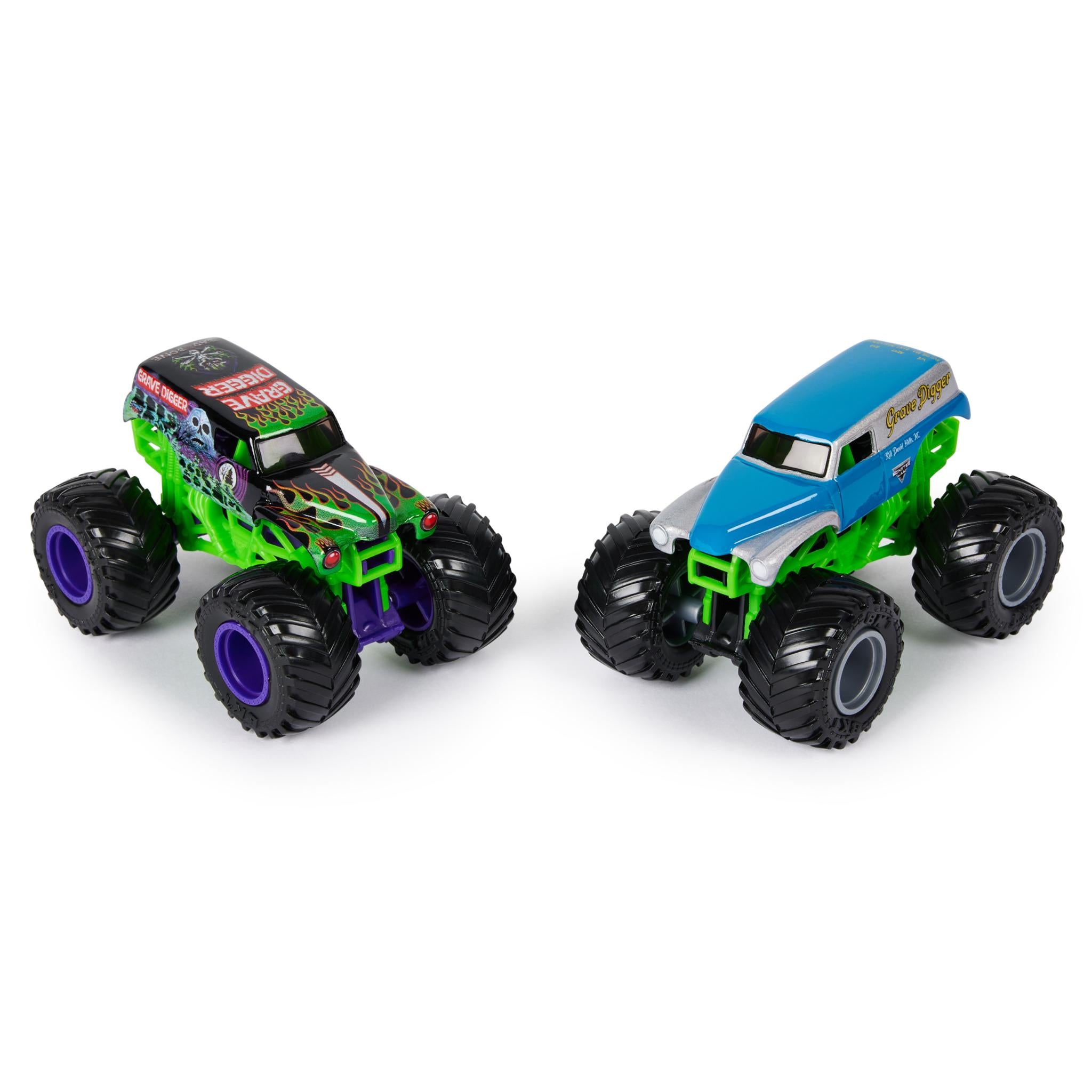 Monster Jam 1:64 2-Pack: Grave Digger vs The Legend - Hot Toy Deal