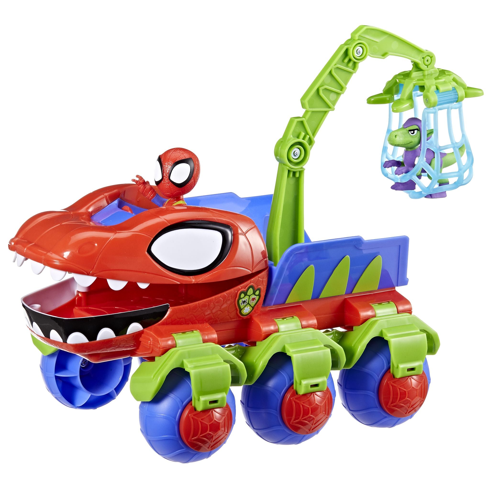 Marvel Spidey's Dino-Webs Crawler - An Amazing Action Figure & Toy Vehicle Playset