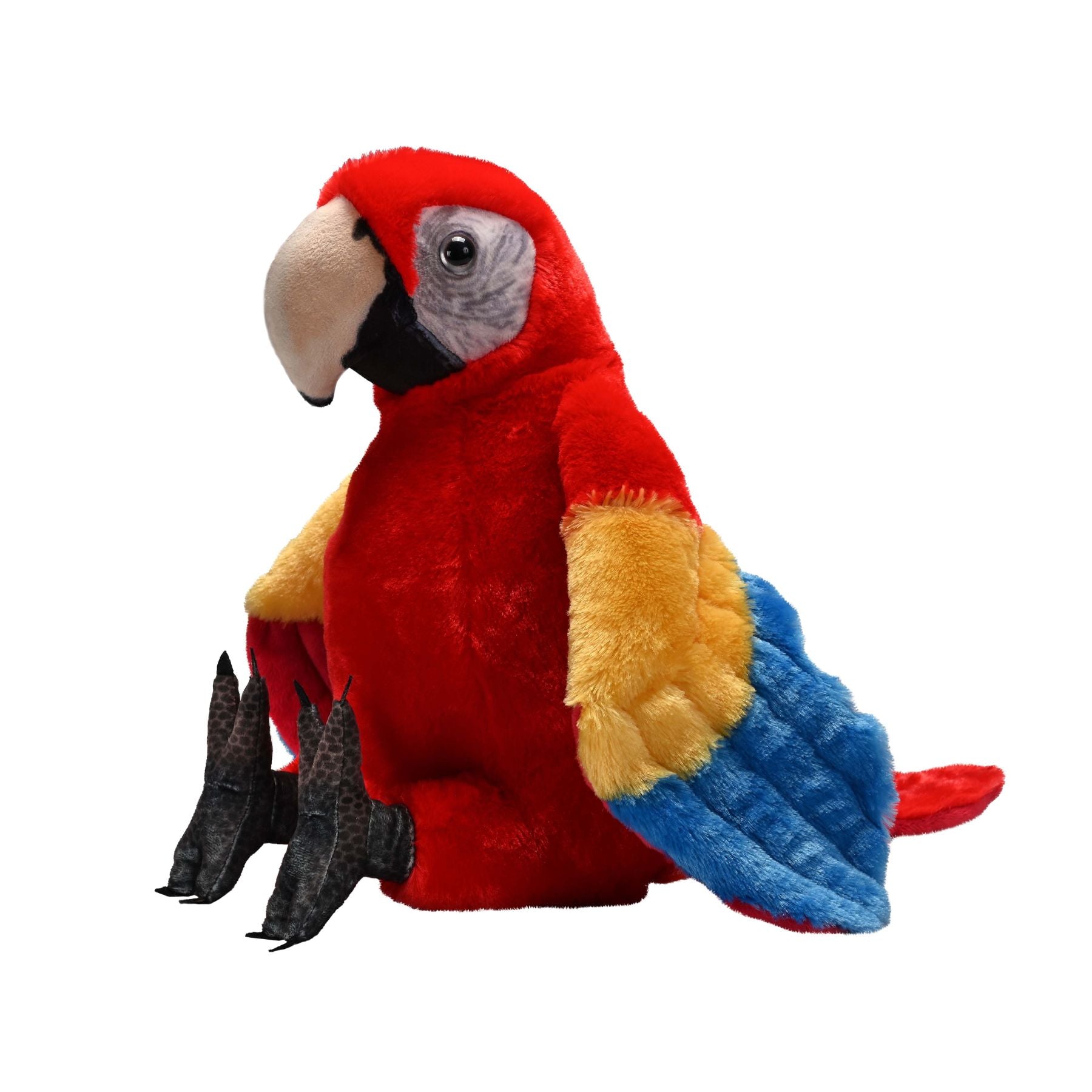 Wild Republic 15-Inch Super Realistic Scarlet Macaw Plush by Artists