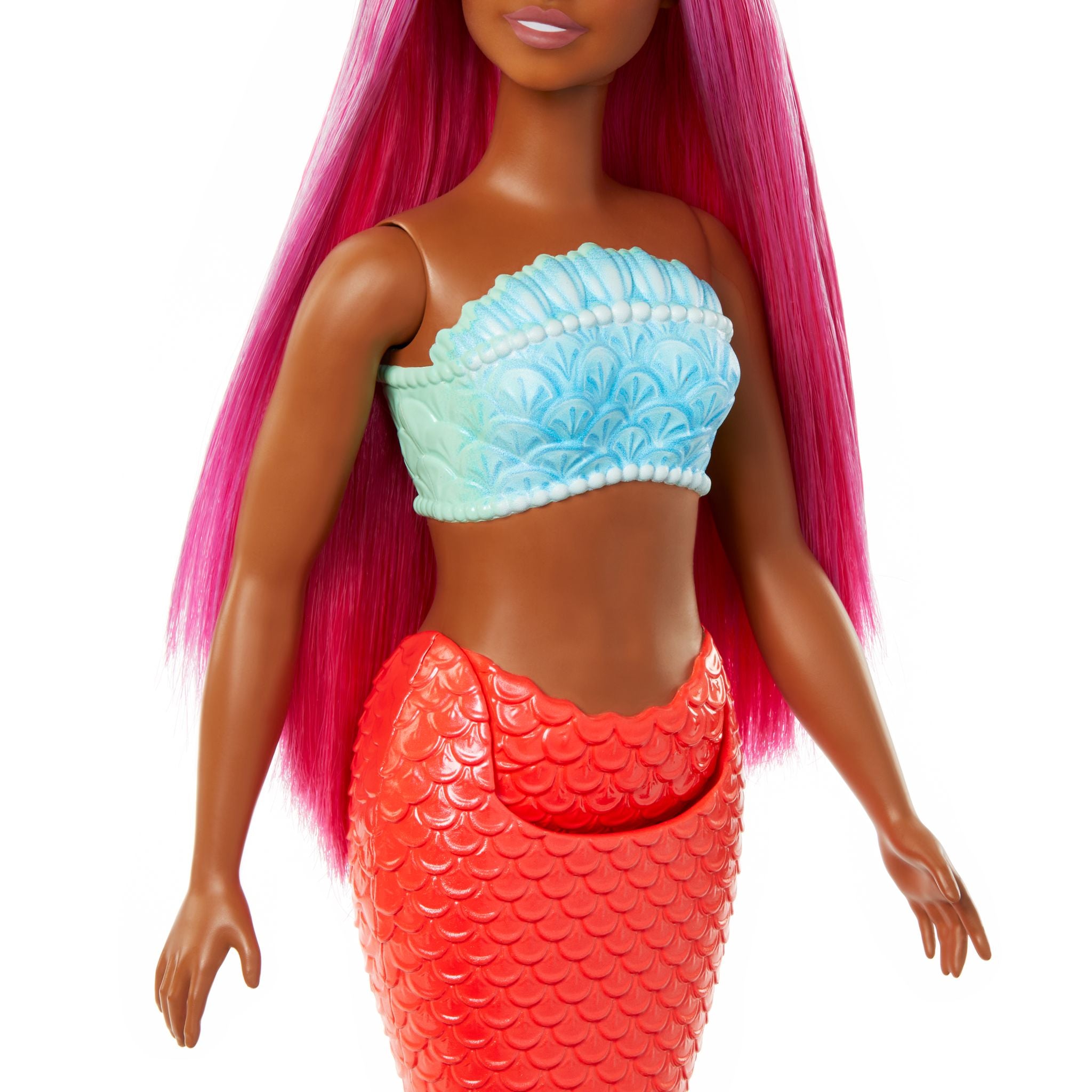Hot! Barbie Dreamtopia Red Mermaid Doll
