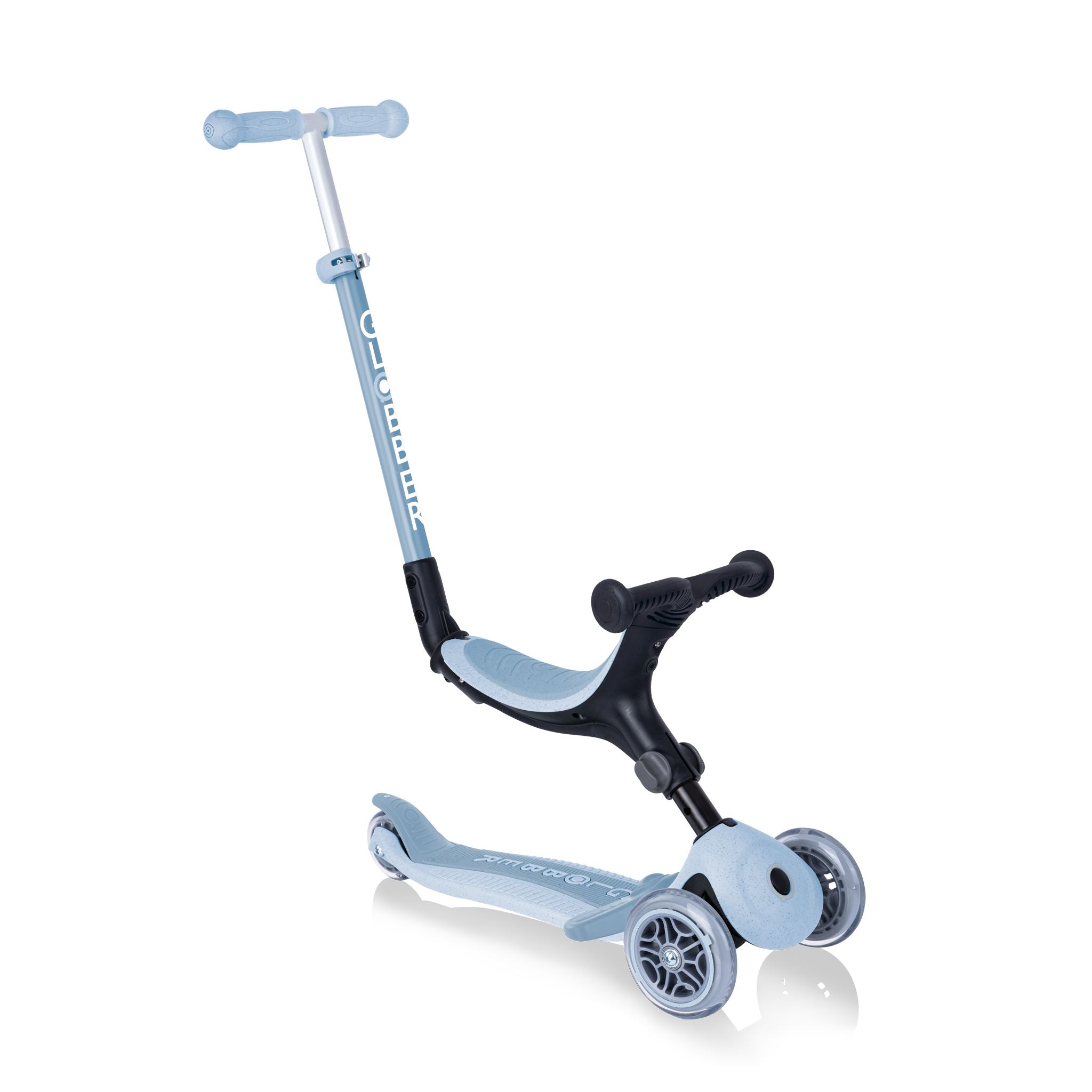 Globber Go Up Fold Plus Ecologic Scooter - Blueberry for Toddlers