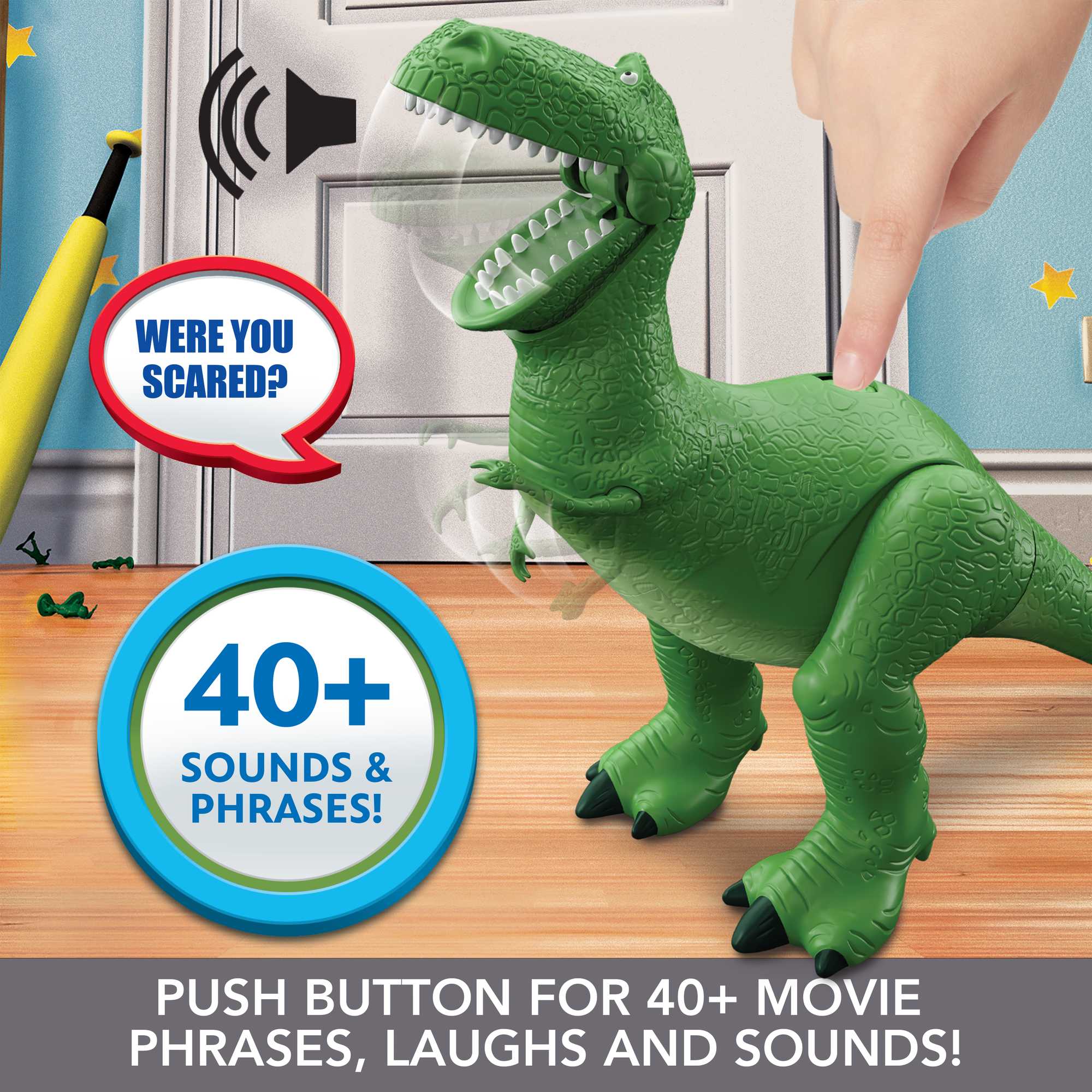 Disney Pixar Toy Story's Hilarious Roarin' Laughs Rex Dinosaur Toy