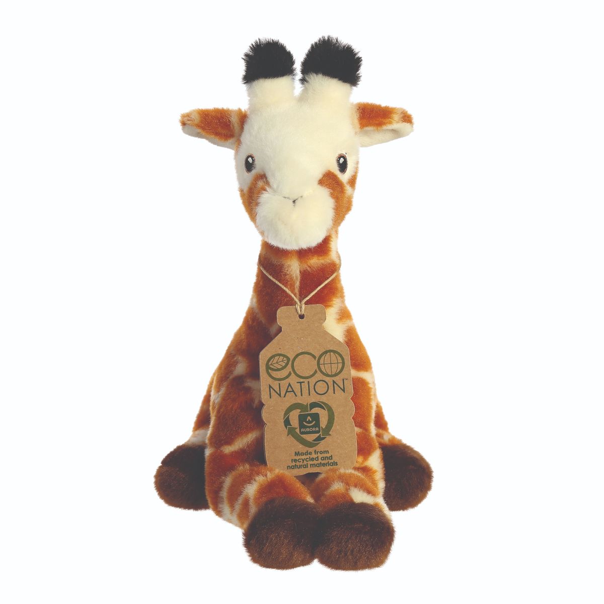 Aurora Eco Nation Soft and Sustainable Giraffe Plush Toy