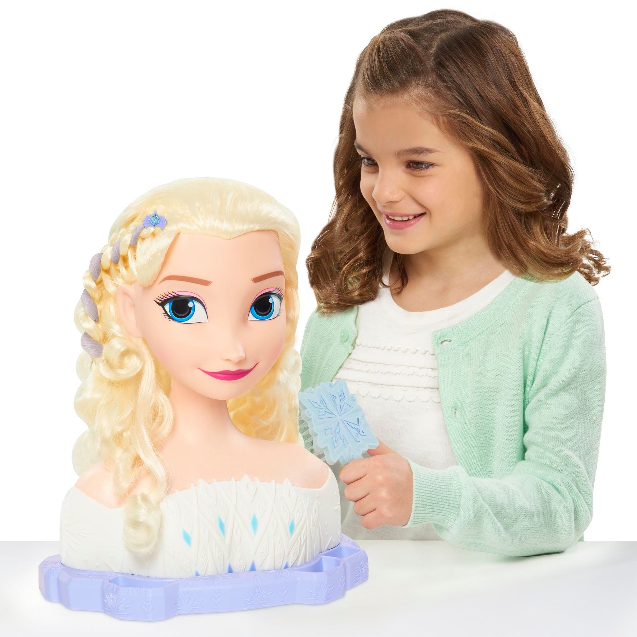 Disney Frozen 2 Deluxe Elsa Snow Queen Styling Head Toy