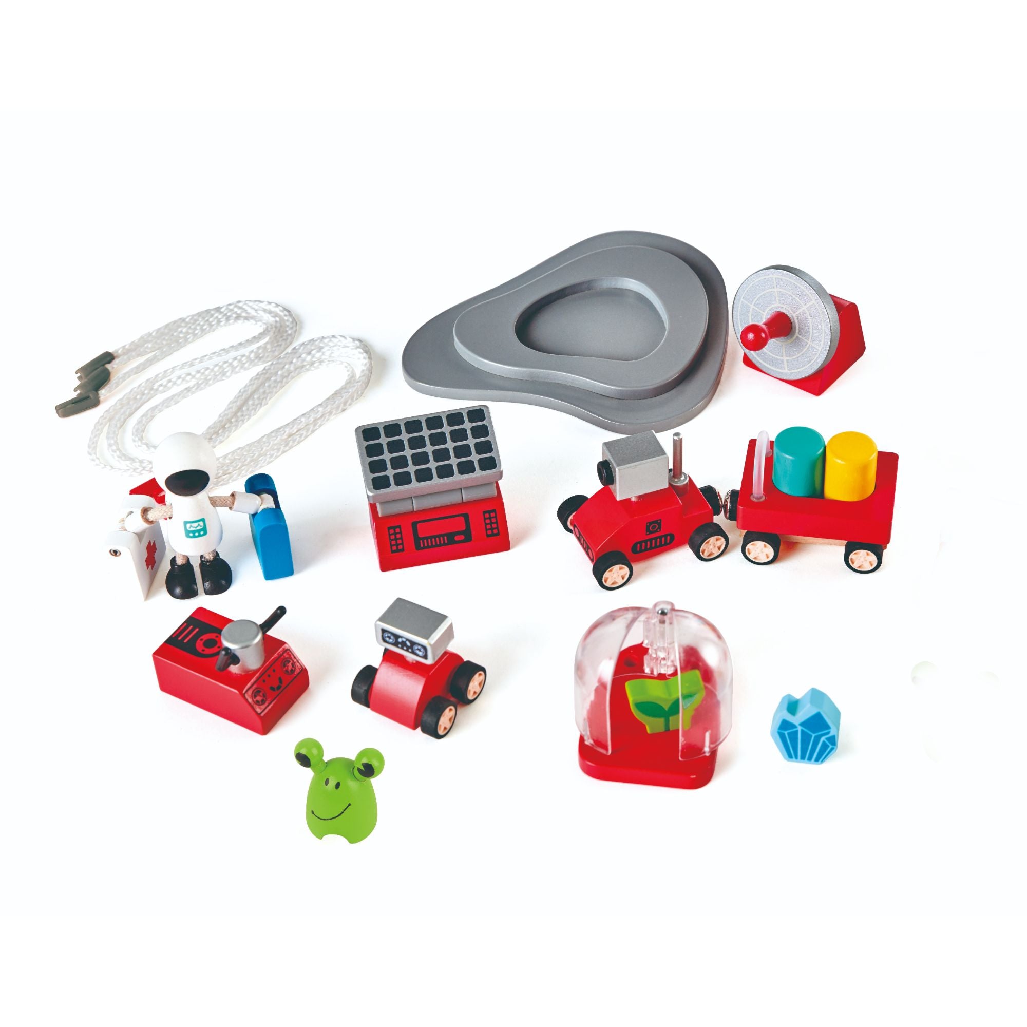Hape Four - Stage Wooden Rocket Ship Playset: An Exciting Space Adventure Toy