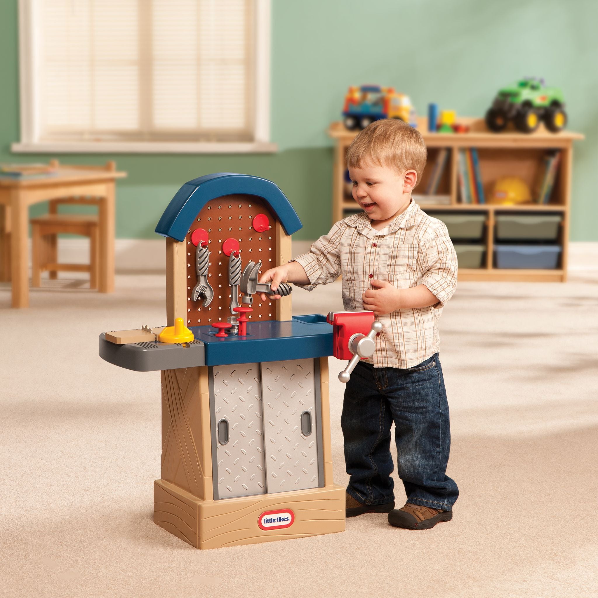 Hot Deal! Little Tikes Pretend Play Tough Workshop Toy for Kids Aged 18+ Months