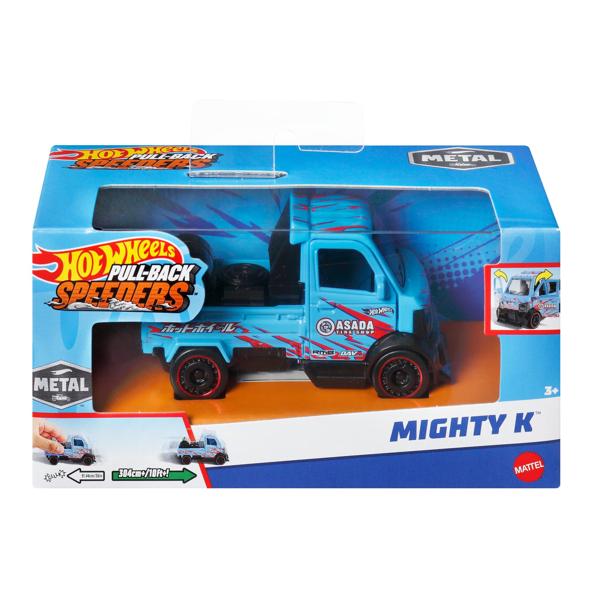 Hot Wheels 1:43 Scale Pull-Back Speeders - Assorted Cool Styles, Great Gift for Collectors and Kids