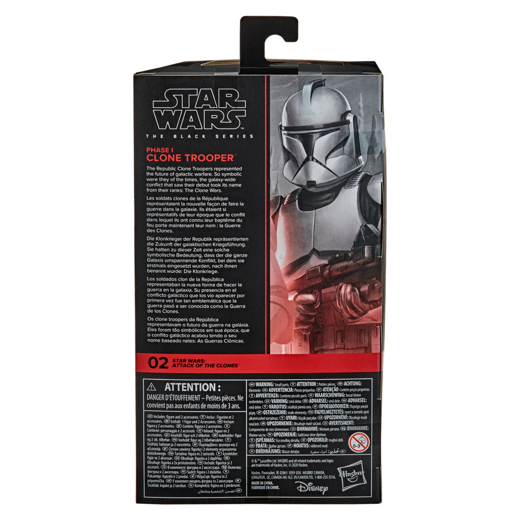 Star Wars The Black Series 6-Inch Phase 1 Clone Trooper Action Figure
