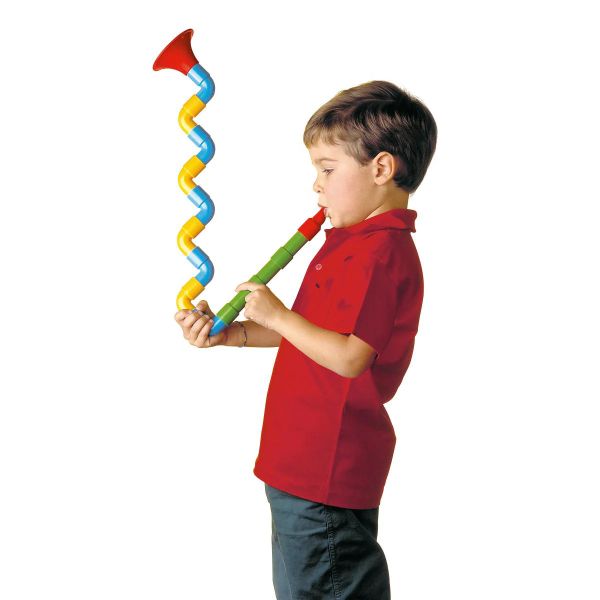 Quercetti Colorful Saxoflute for Kids' Creative Music Assembly