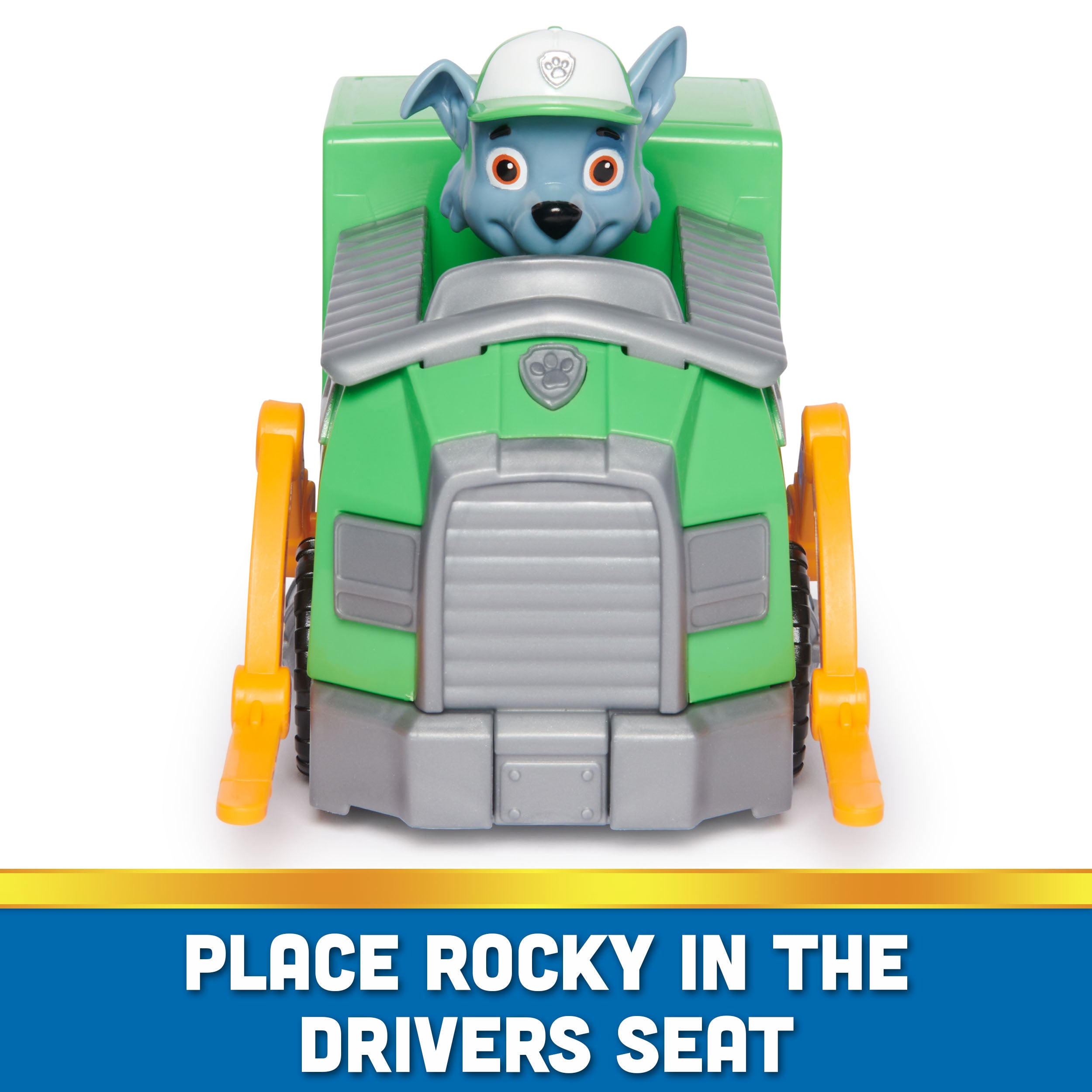 PAW Patrol Rocky's Sustainable Recycle Truck - Great Toy for Adventure