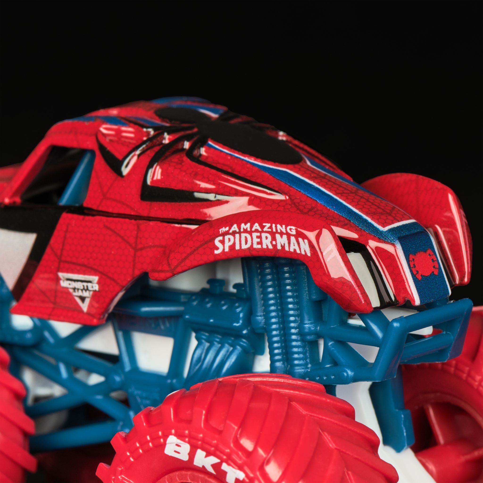1:64 Scale Monster Jam Marvel 2-Pack: Spider-Man vs Black Panther Showdown