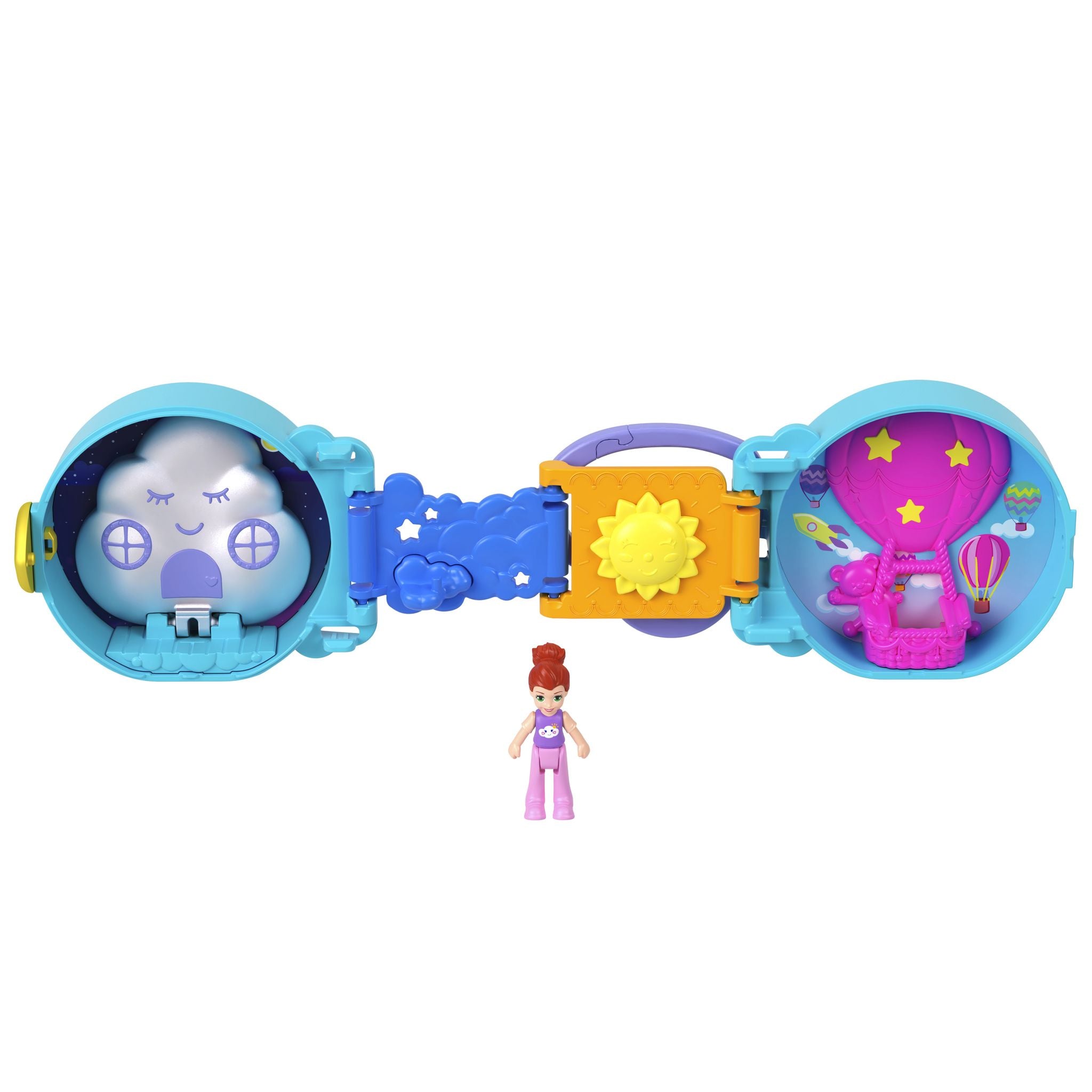 Hot! Polly Pocket On - The - Go Fun: Rainbow Cloud