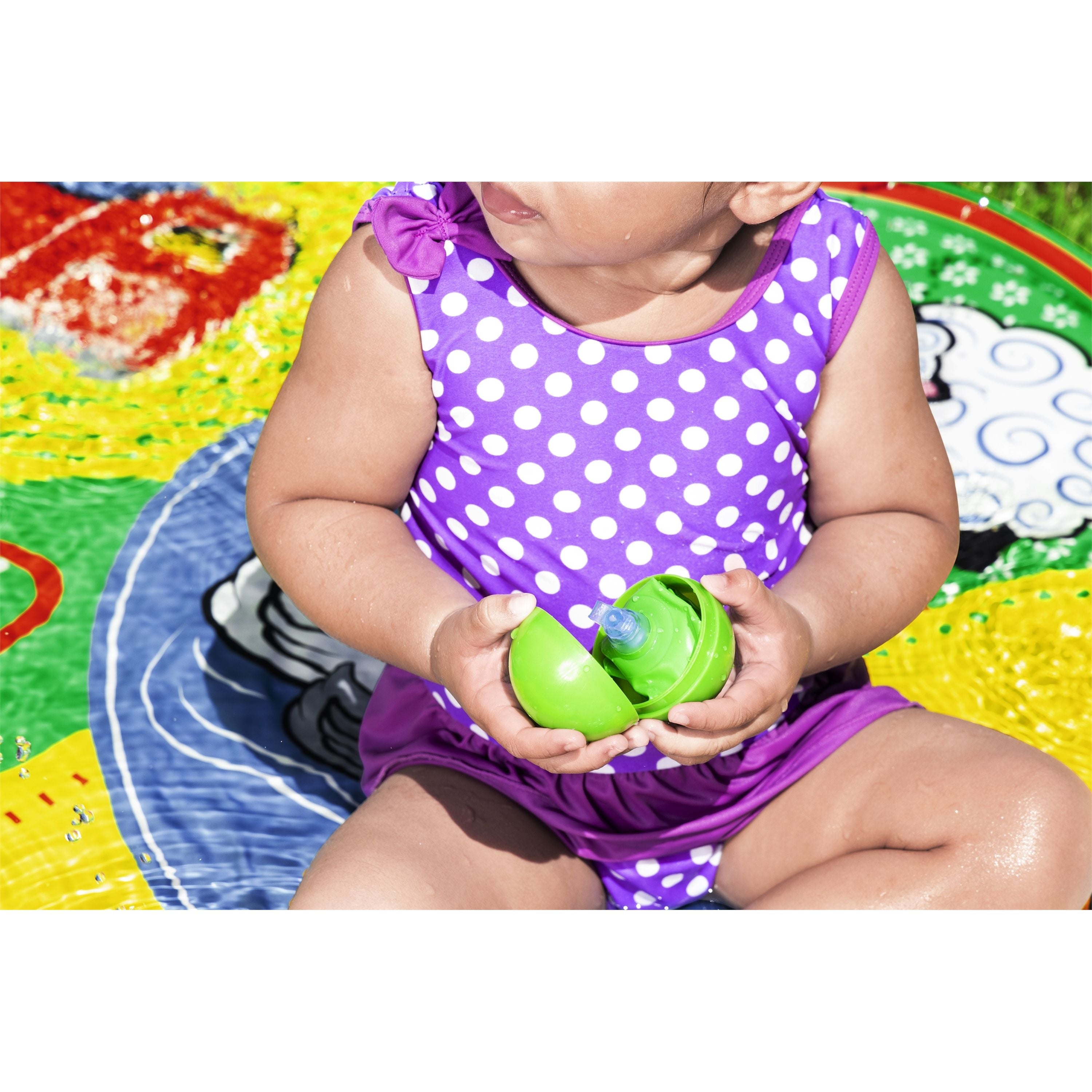 Bestway Lil' Barnyard Babies Colorful Splash Pad for Toddlers