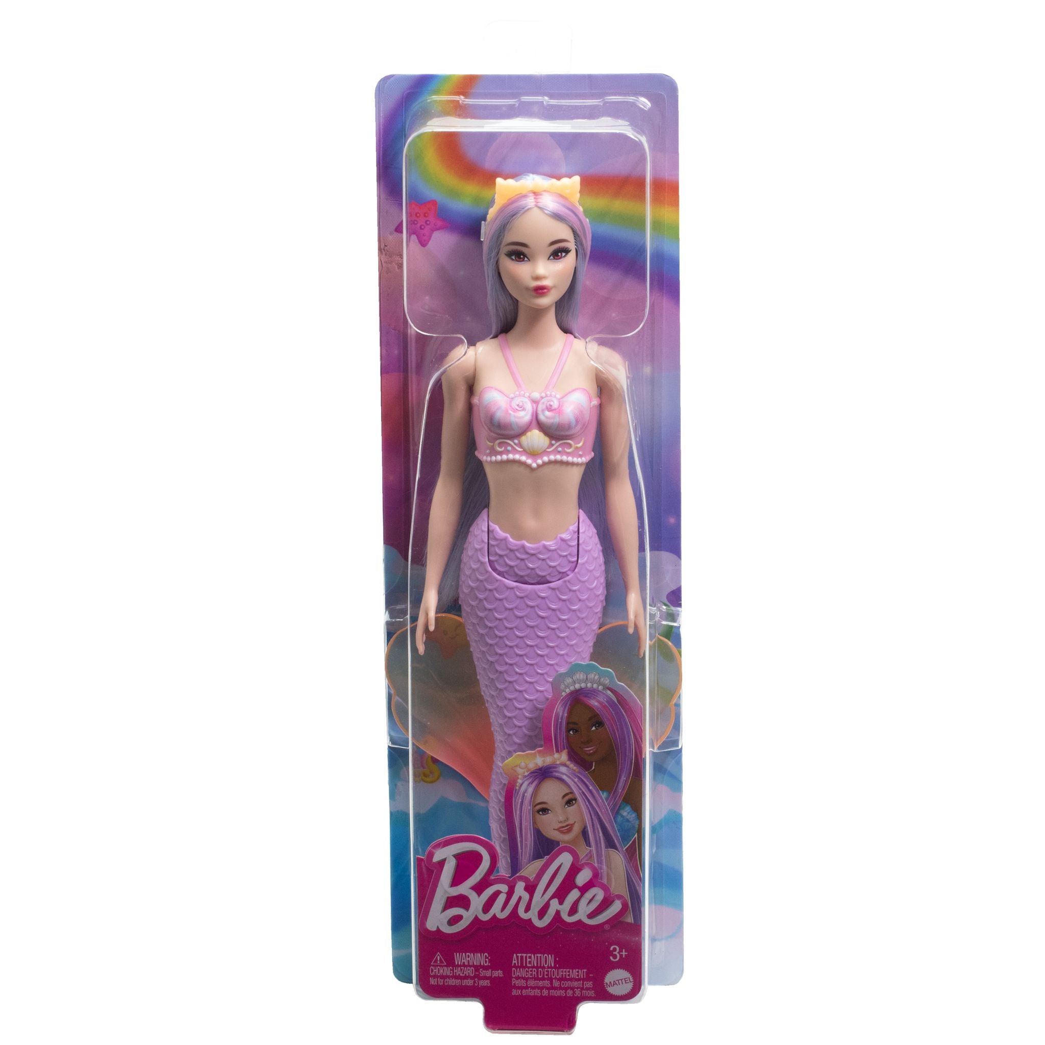 Barbie Dreamtopia Purple Mermaid Doll - Ideal for Magical Play