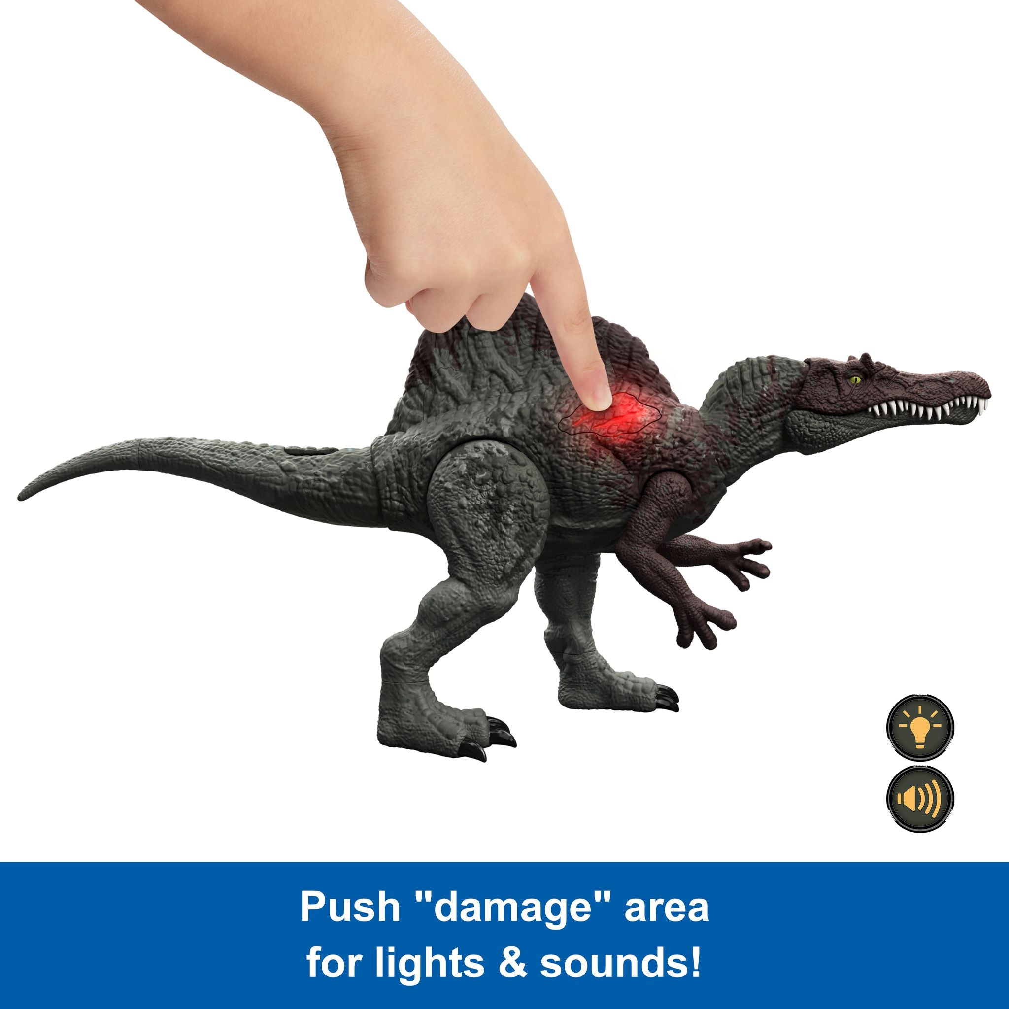 Hot! Jurassic World Slashing Spinosaurus Figure