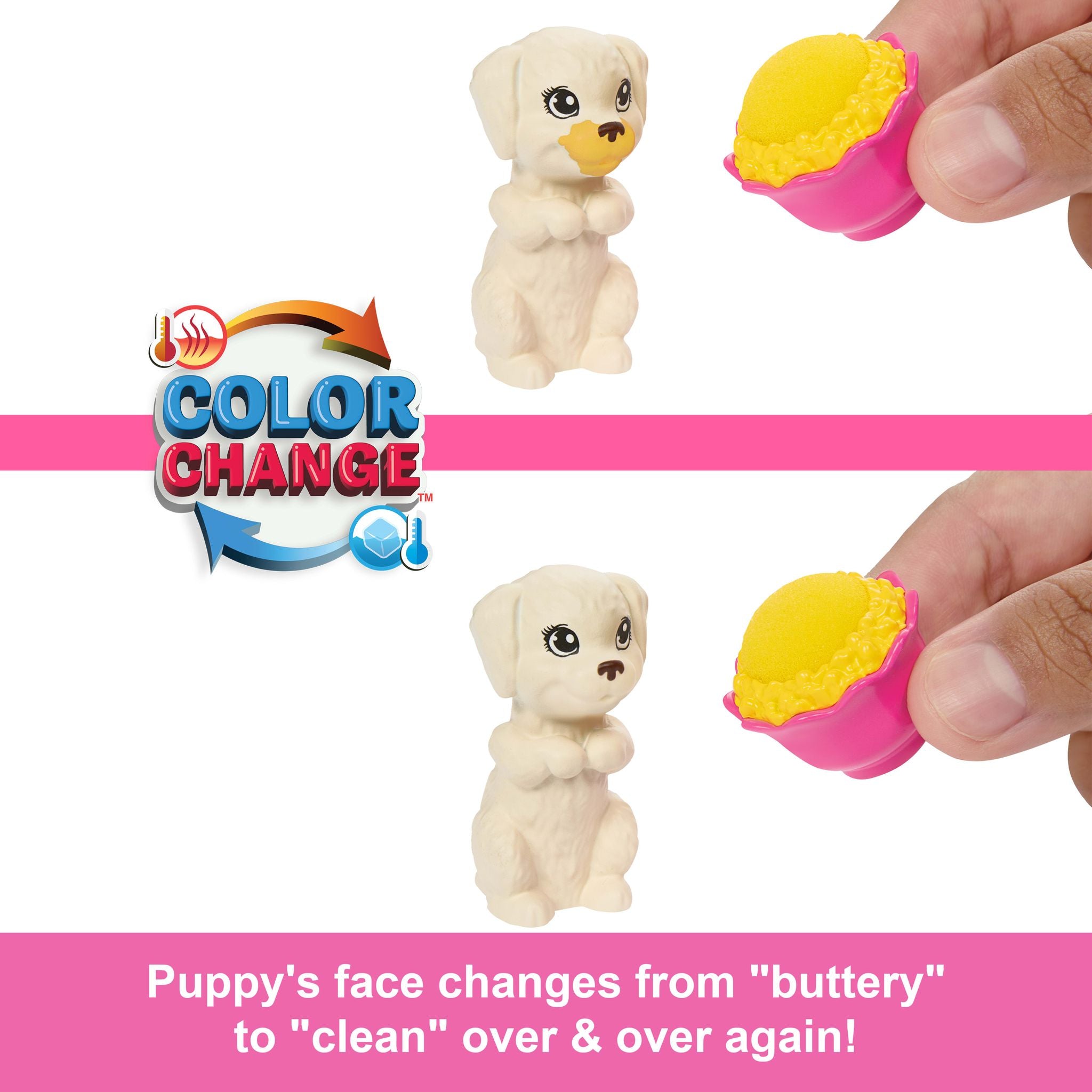 Barbie Puppy Slumber Party Set with Color - Changing Puppies and Accessories