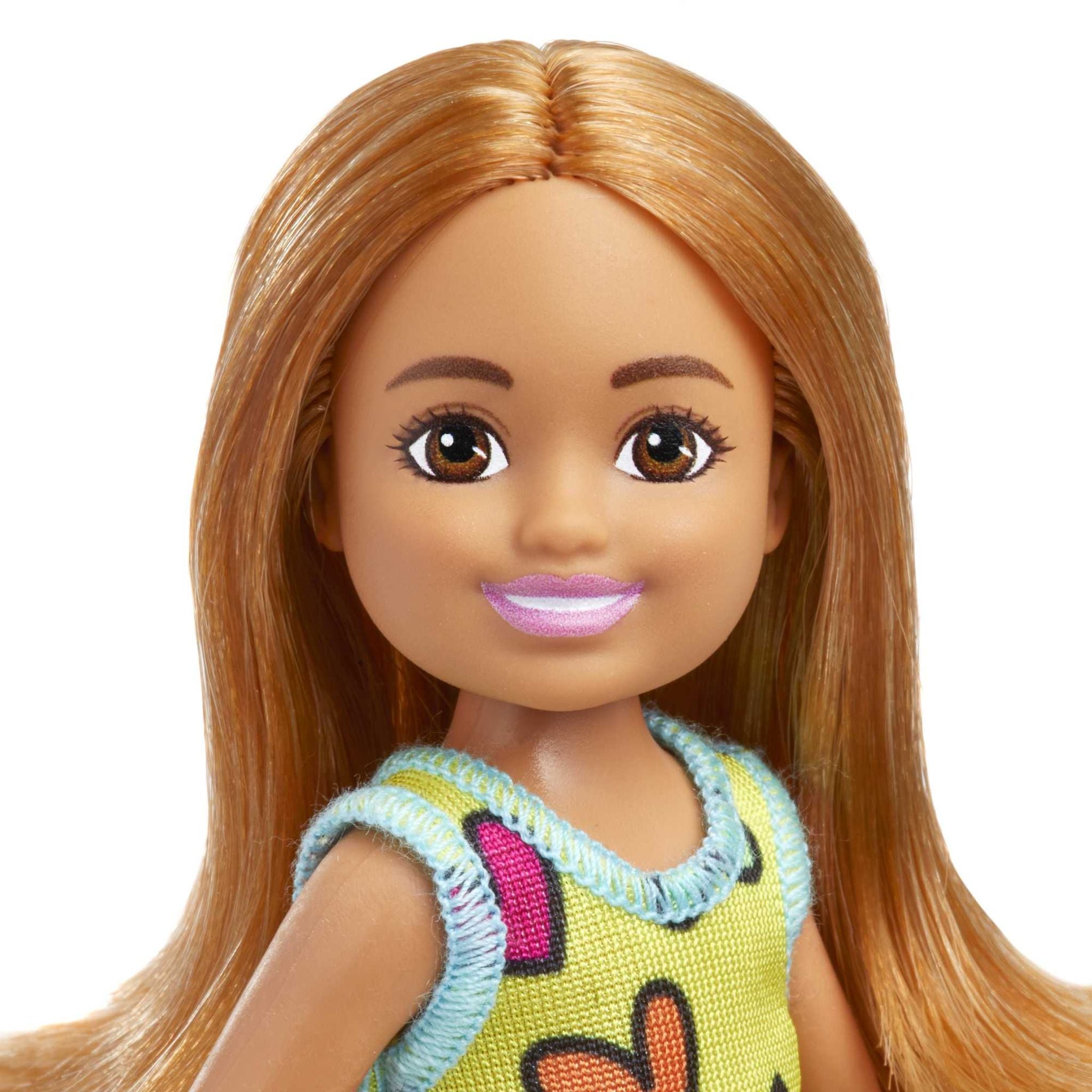 Barbie Club Chelsea Doll with Heart - Printed Removable Dress