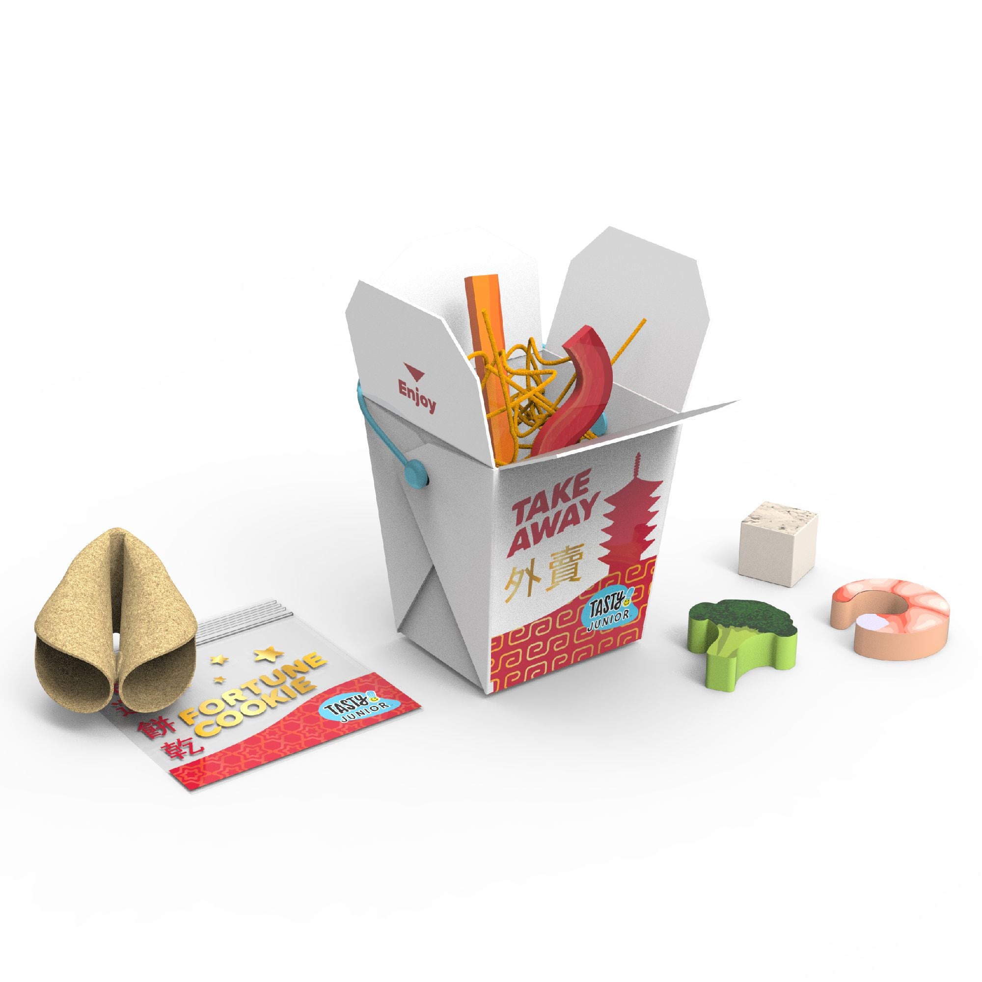 Hot Sale! 21-Piece Tasty Junior Stir-Fry Noodle Preparation and Serving Set