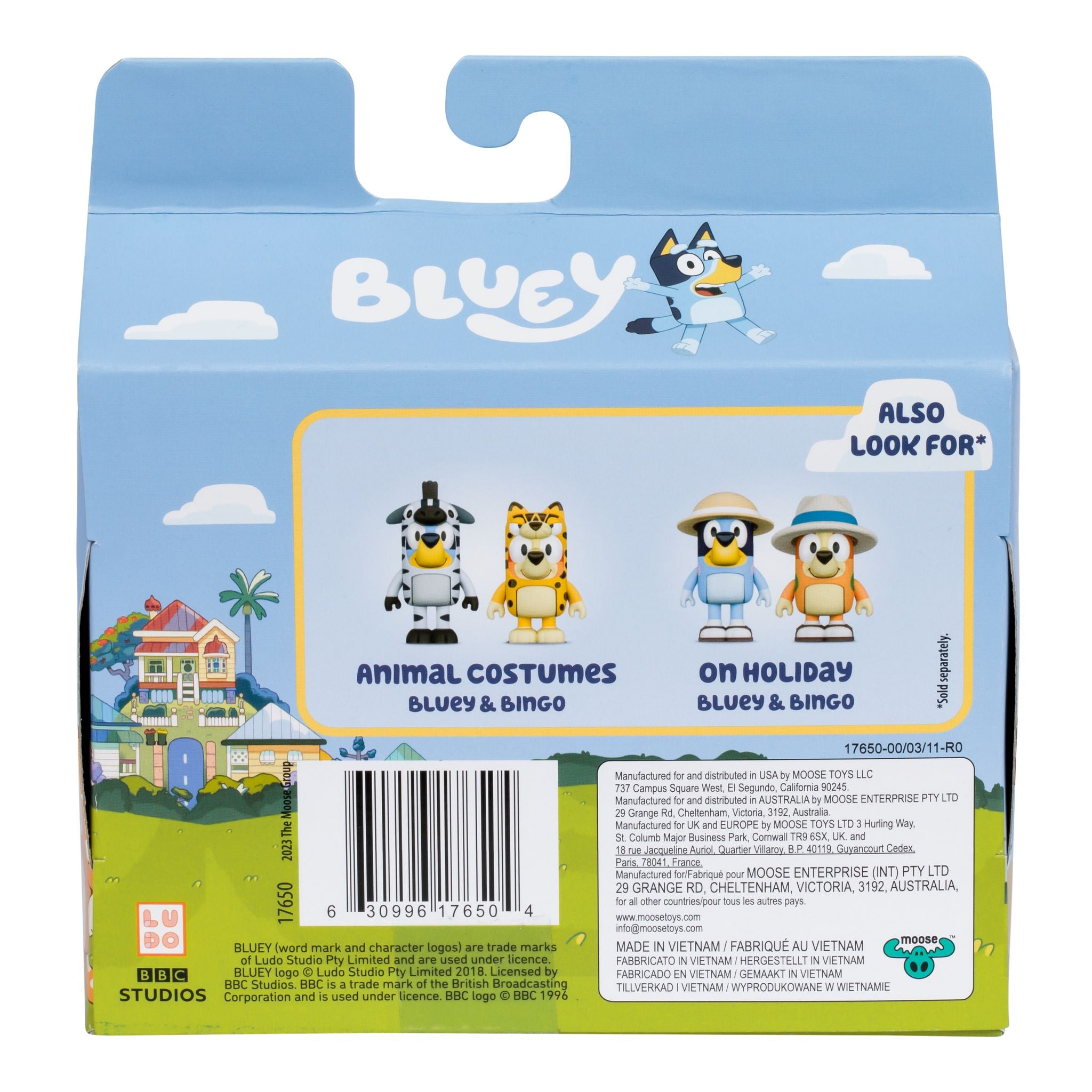Bluey Season 11 Two - Piece Fishing with Grandad Figure Set