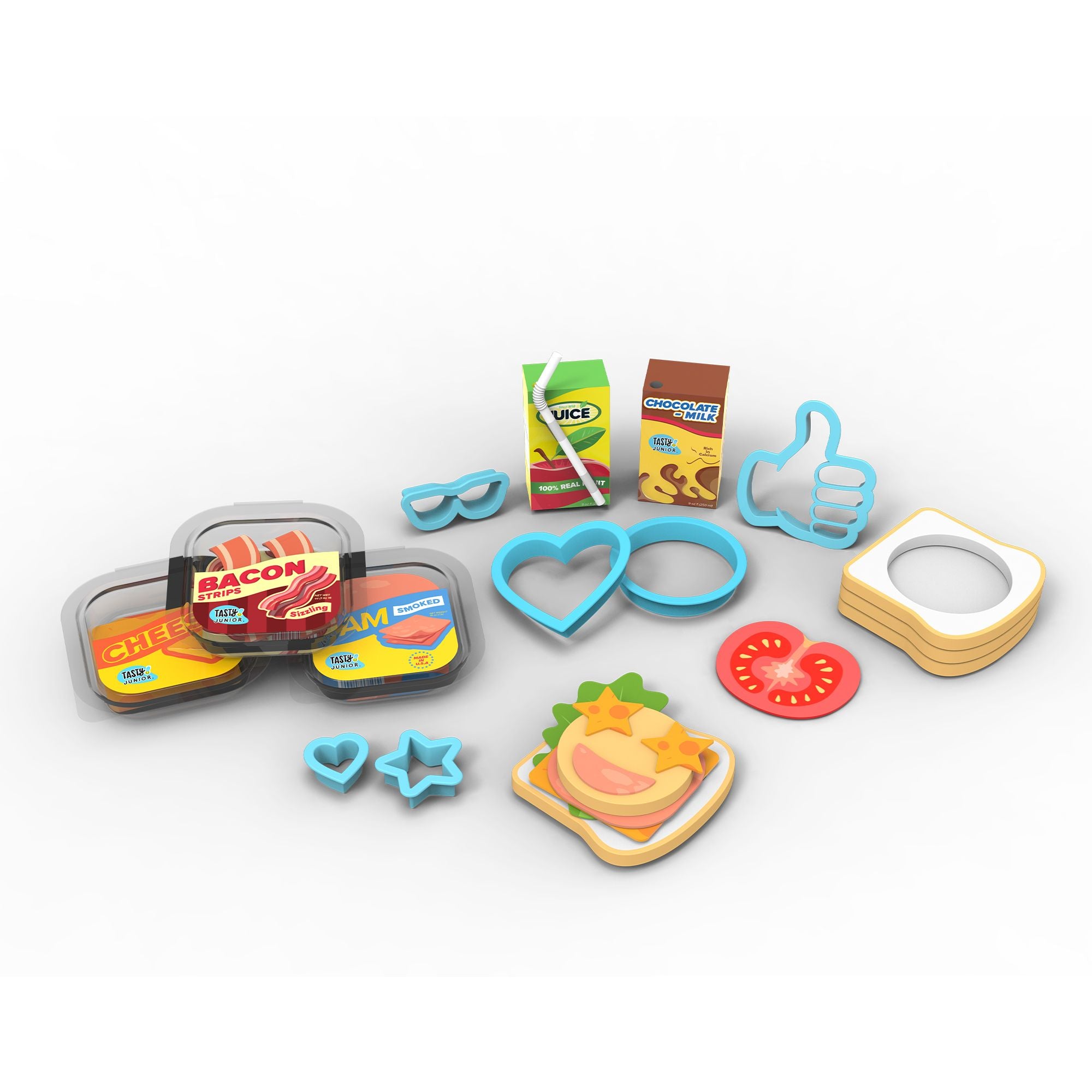 Hot Deal! Tasty Junior Sandwich Prep & Plate 33-Piece Set