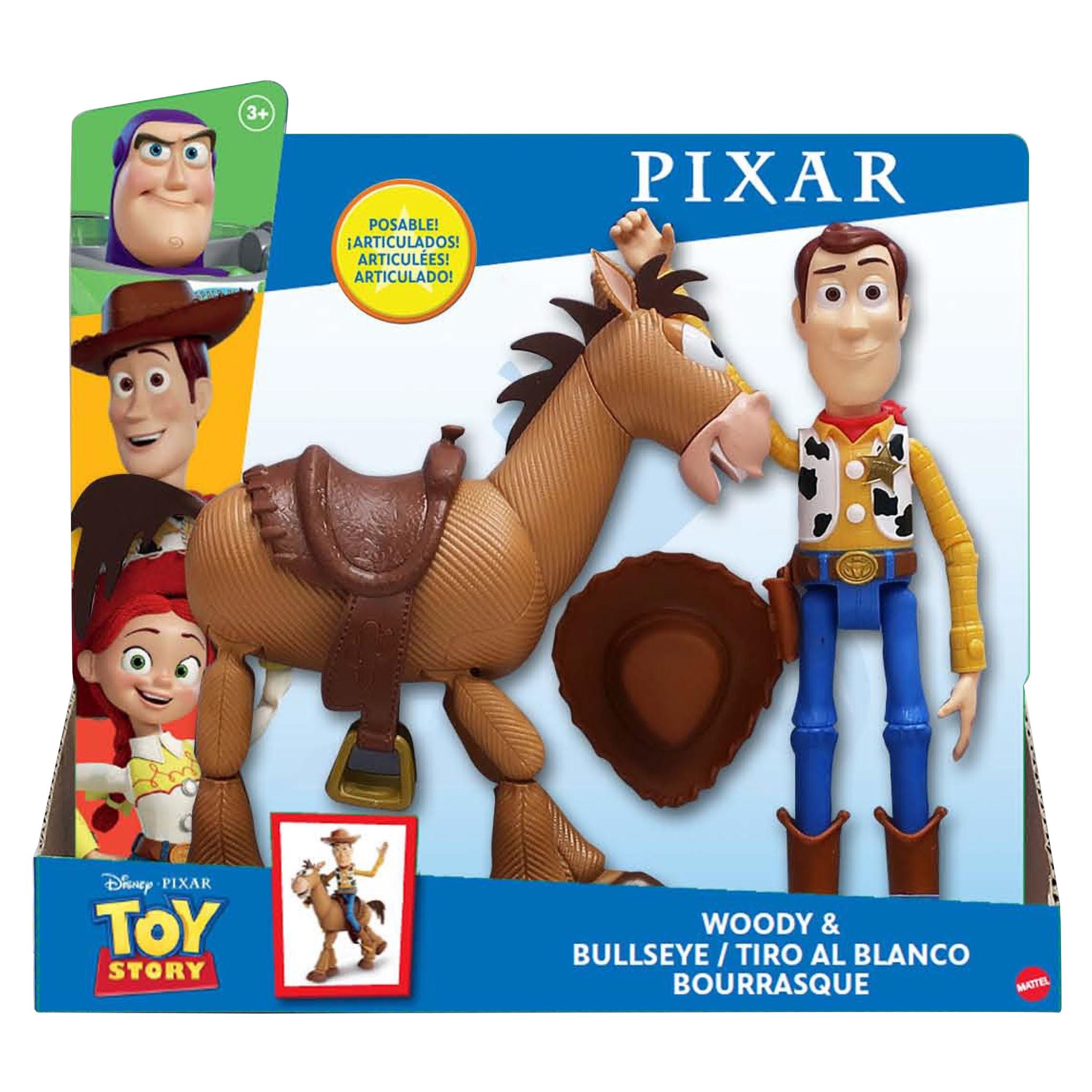 Hot Deal! Disney Pixar Toy Story Woody & Bullseye Action Figure Adventure Set