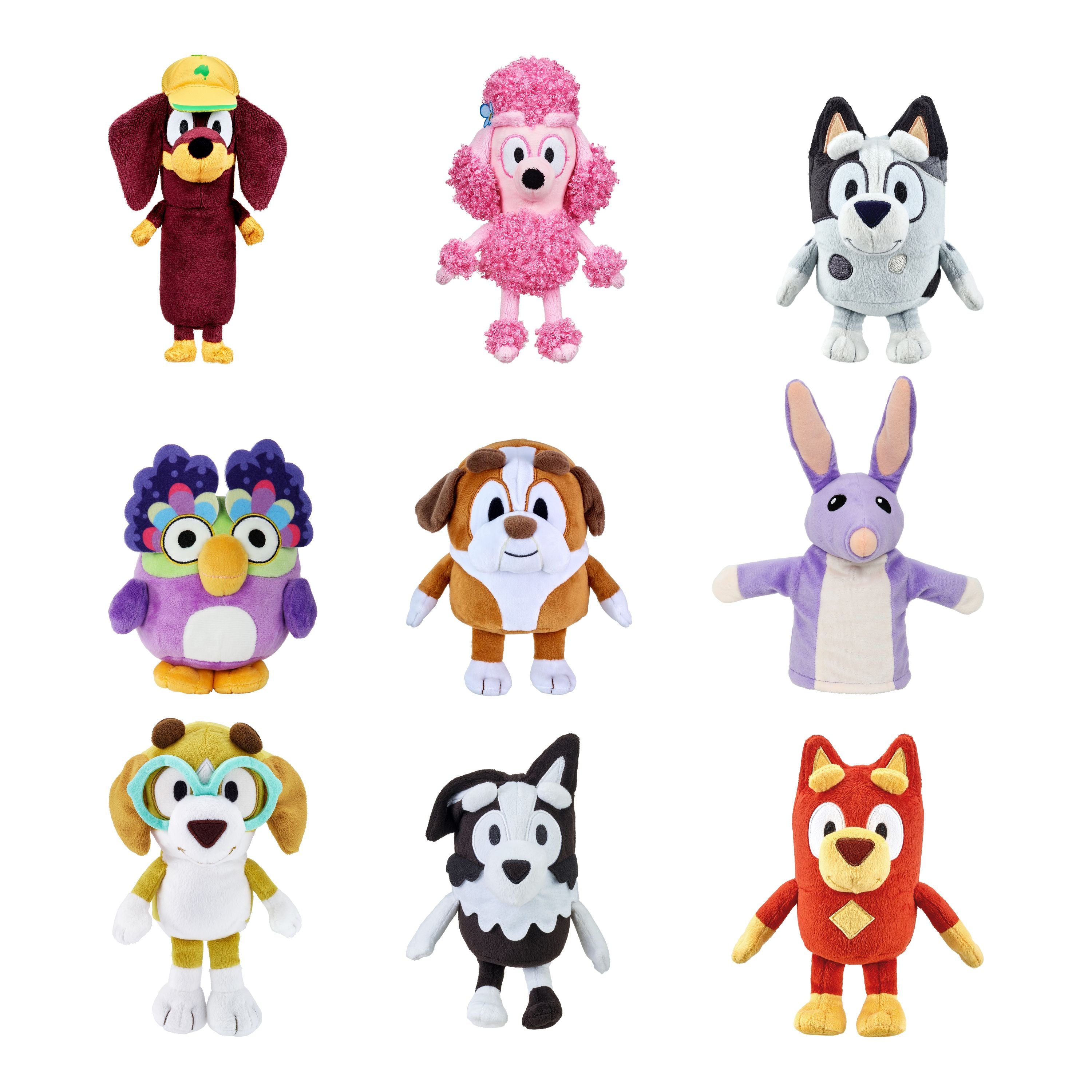 Bluey Season 12 Assorted Styles Soft Friends Plush Toys