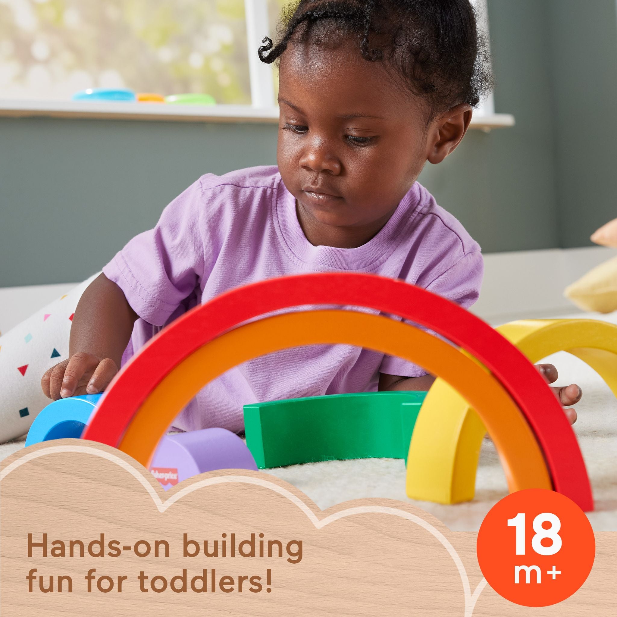 Fisher-Price's Best-Selling Wooden Stacking Rainbow Toy