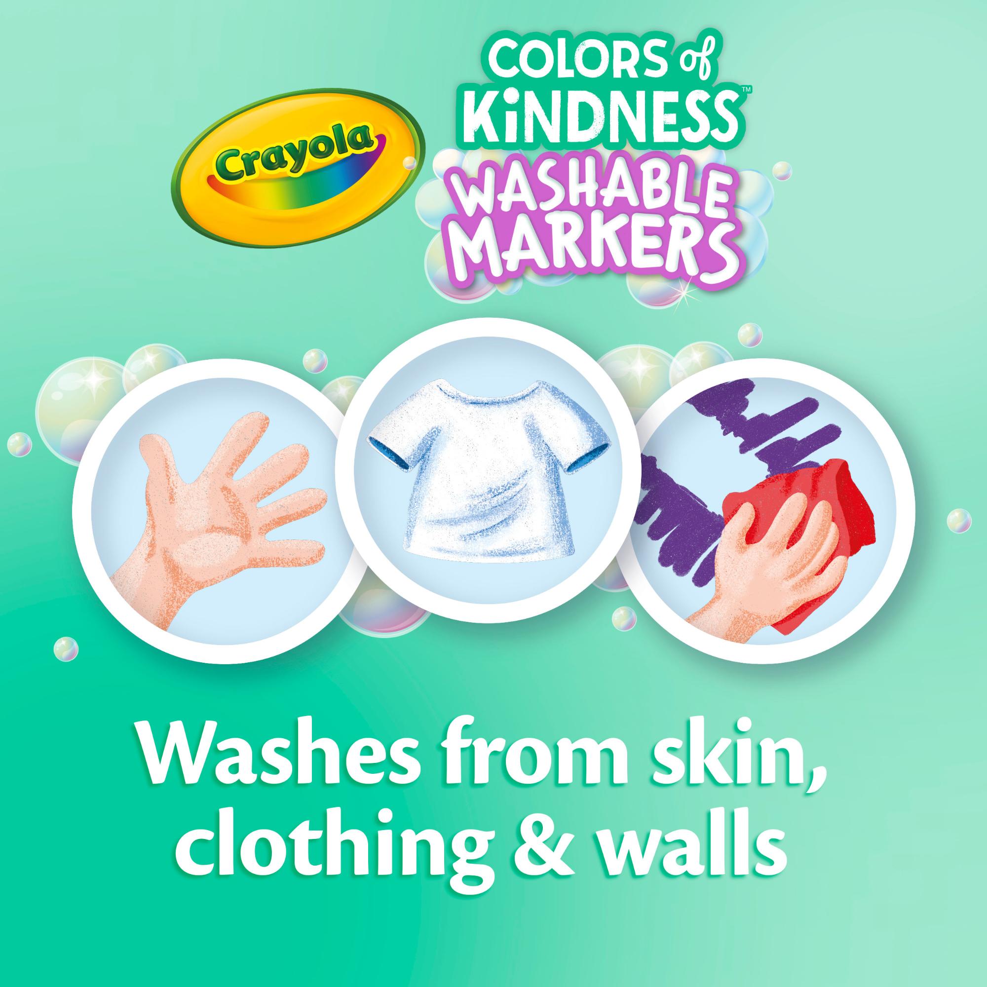 Crayola Washable Fineline Markers - 10 Pack for Kindness and Creativity