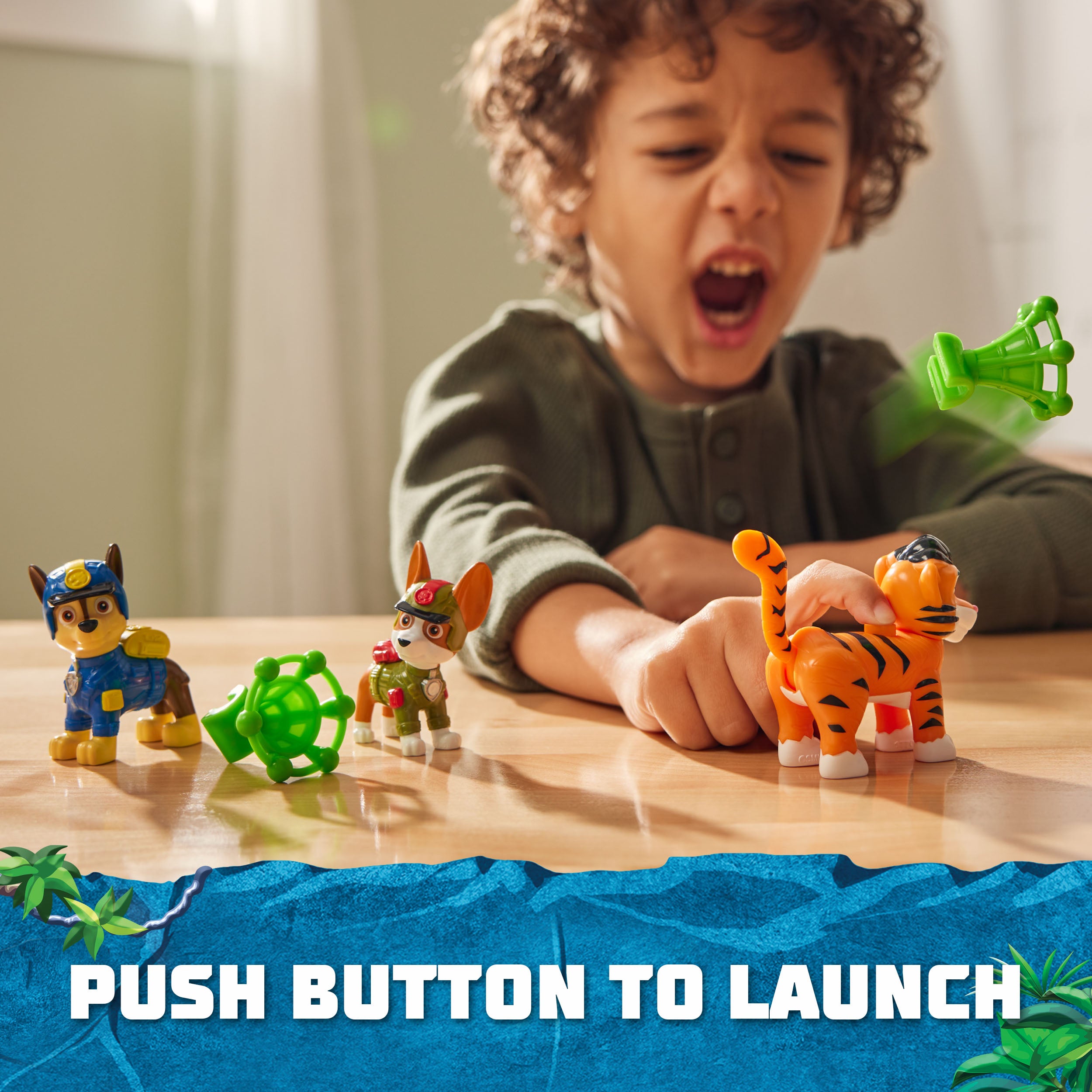 PAW Patrol Jungle Hero Set: Chase, Tracker & Tiger Action Figures