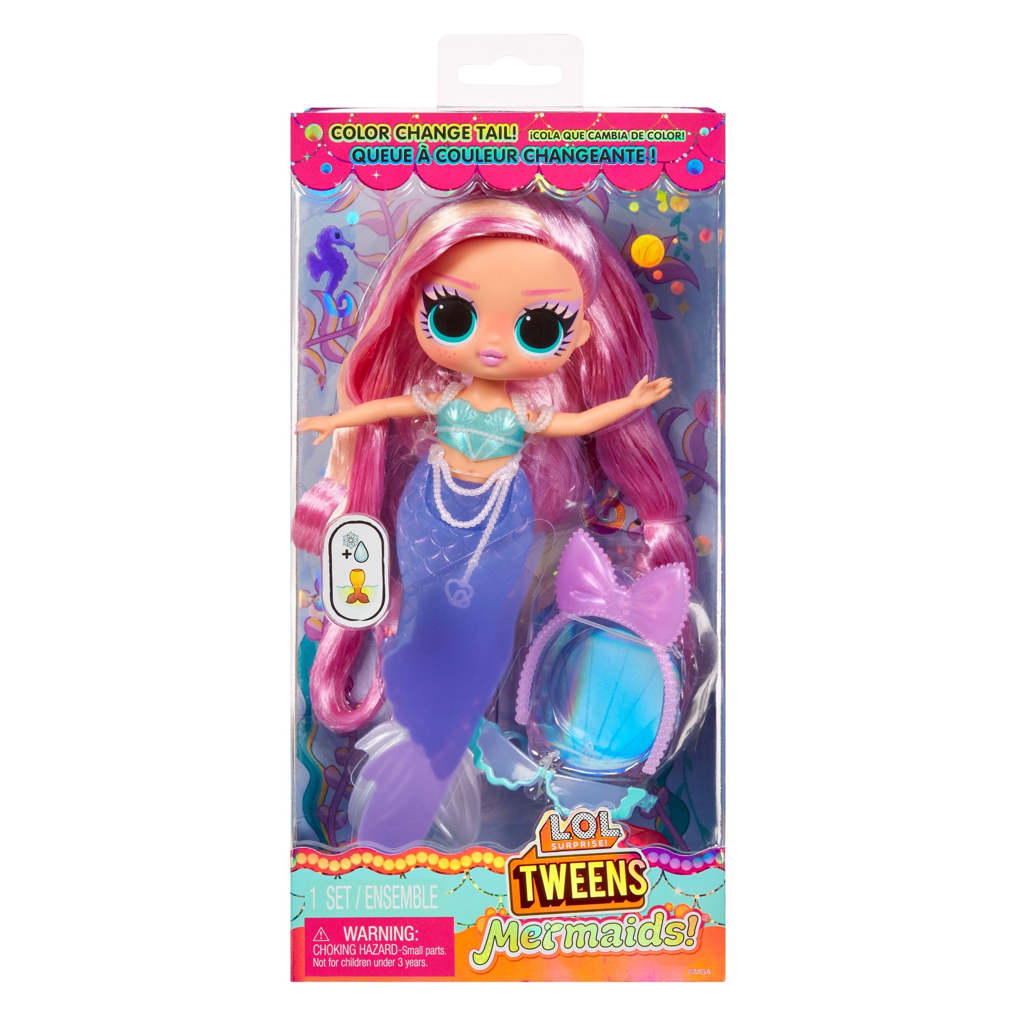 Hot Deal! L.O.L. Surprise Tweens Fashion Mermaid Doll - Lola Waves with Magical Accessories