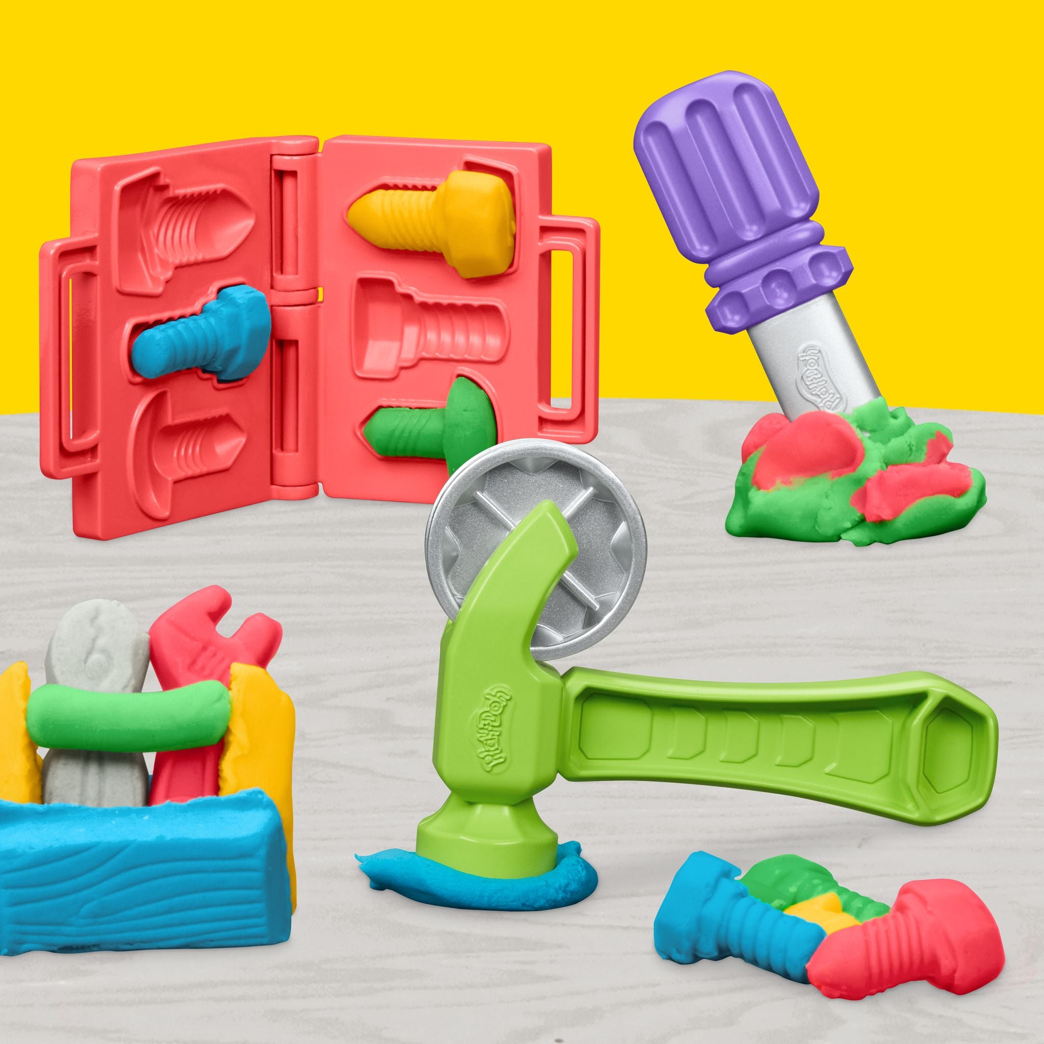 Hot Deal! Play-Doh Tool Bench with Stamp & Saw