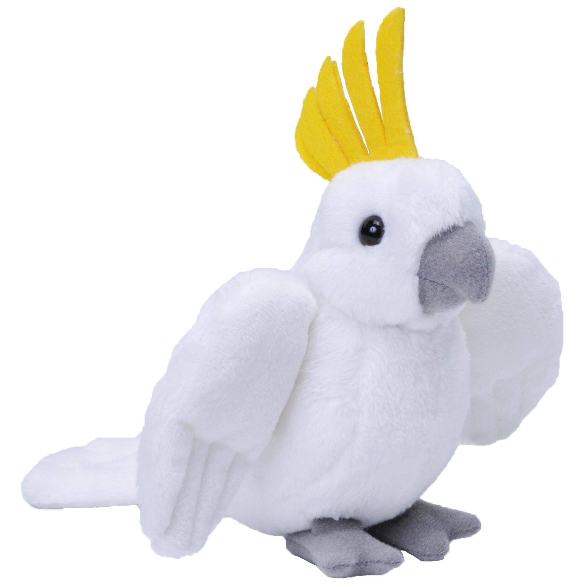 Wild Republic 5-Inch Eco-Friendly Pocketkins Cockatoo Plush Toy